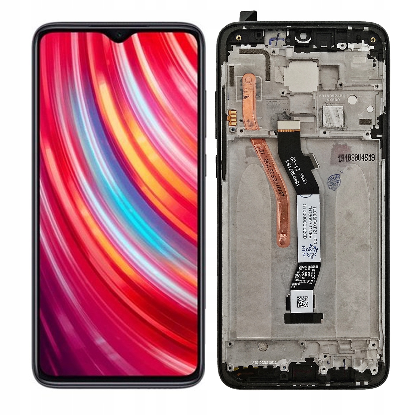 

LCD Wyświetlacz Xiaomi Redmi Note 8 Pro Ramka