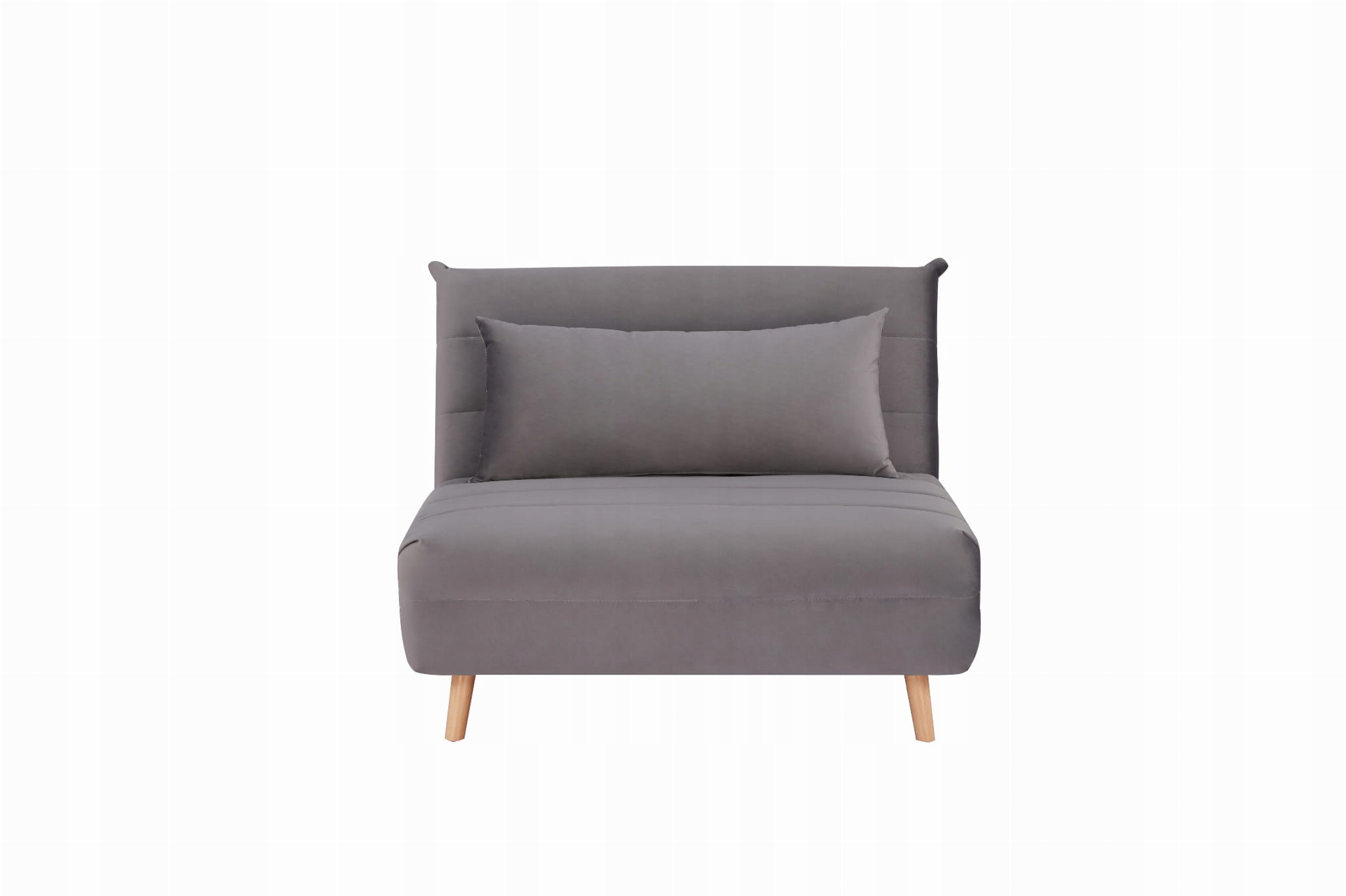 Fotel łóżko SPIKE VELVET szary rozkładany Signal Marka Signal