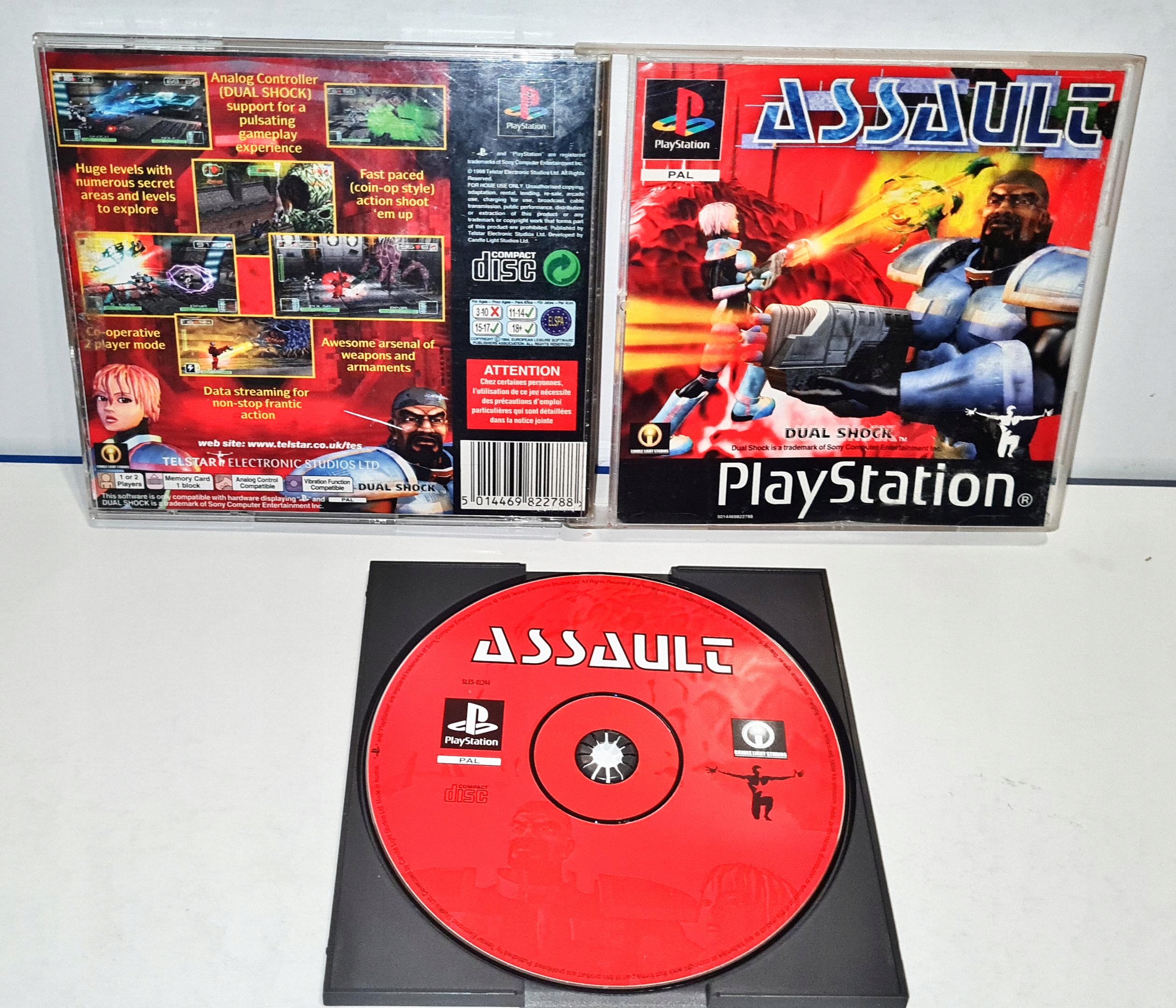 Gra Assault PSX PŁYTA BDB