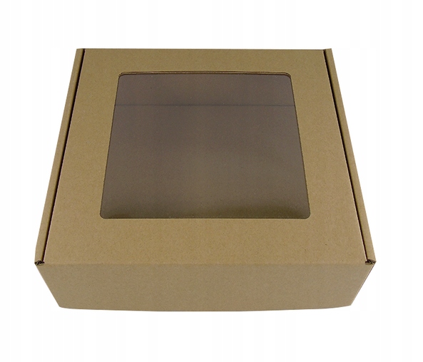 

Pudełko z okienkiem Kwadrat 200x200x70mm 10 szt.