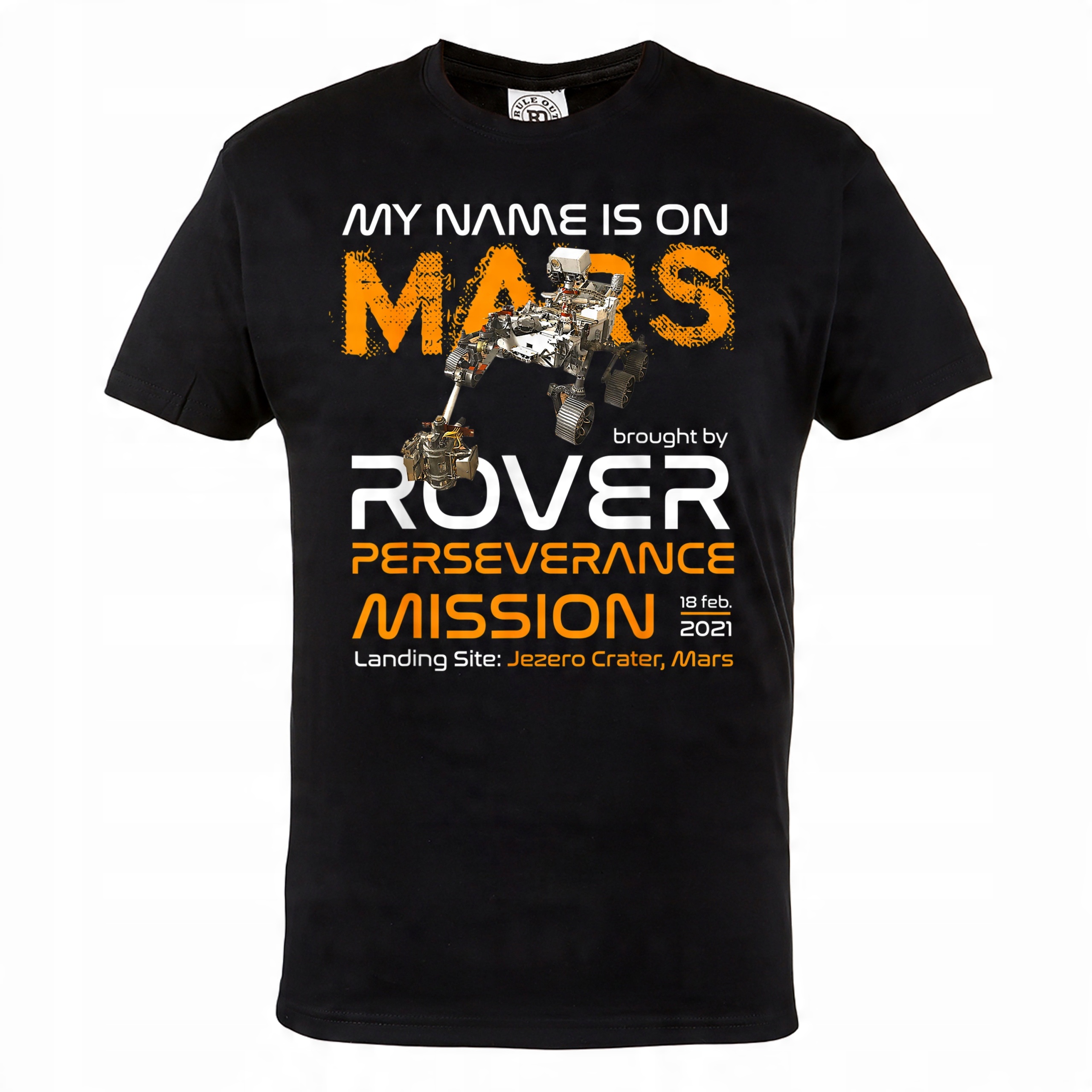 

Męska Koszulka Mars Perseverance Łazik Nasa 2020