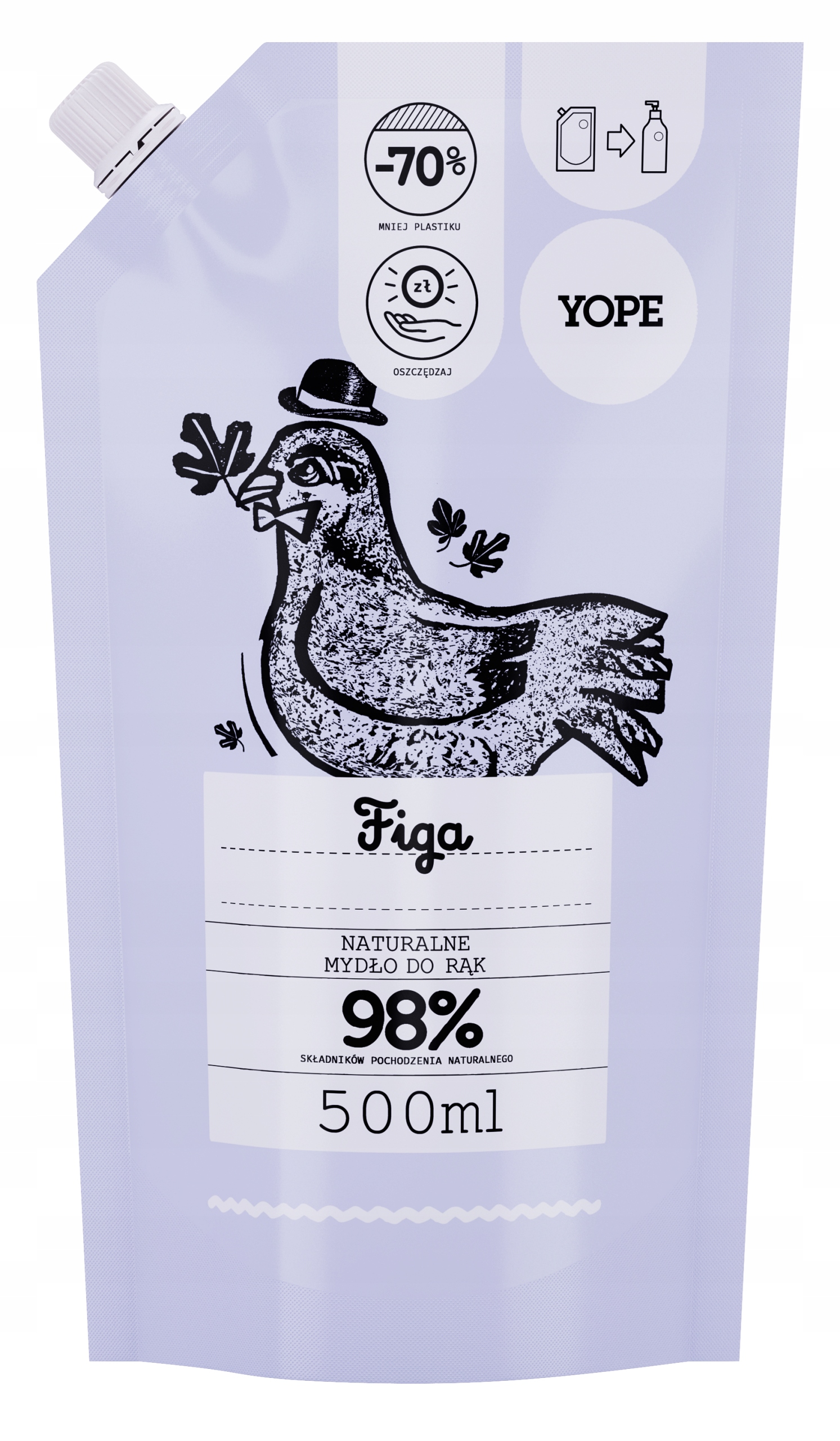 

Yope Naturalne Mydło w płynie Figa Refill 500 ml