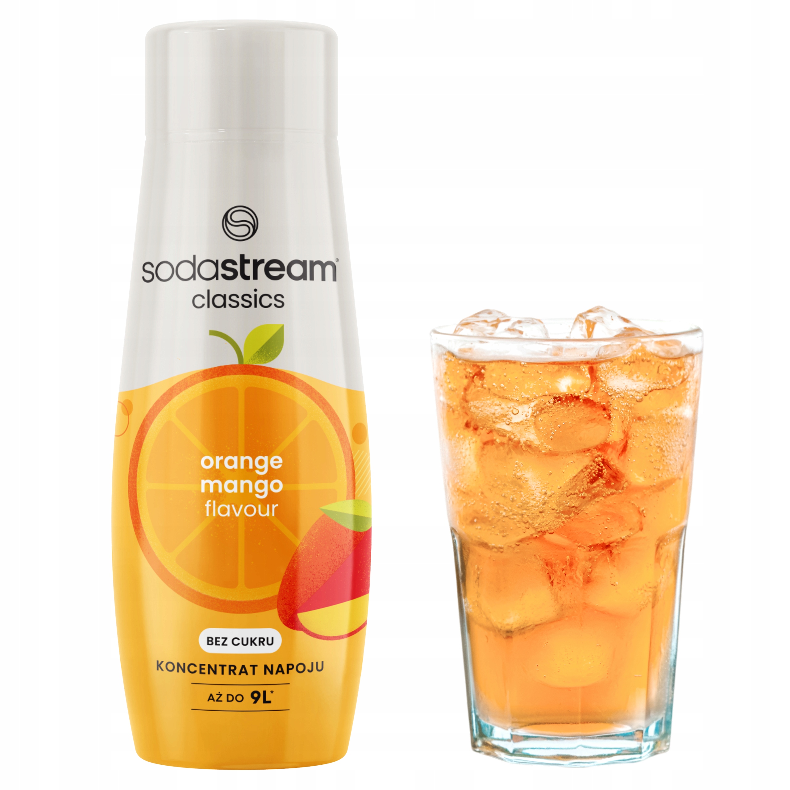 SYROP SODASTREAM POMARAŃCZA MANGO KONCENTRAT DO SATURATORA 440ML BRZ CUKRU Marka SodaStream