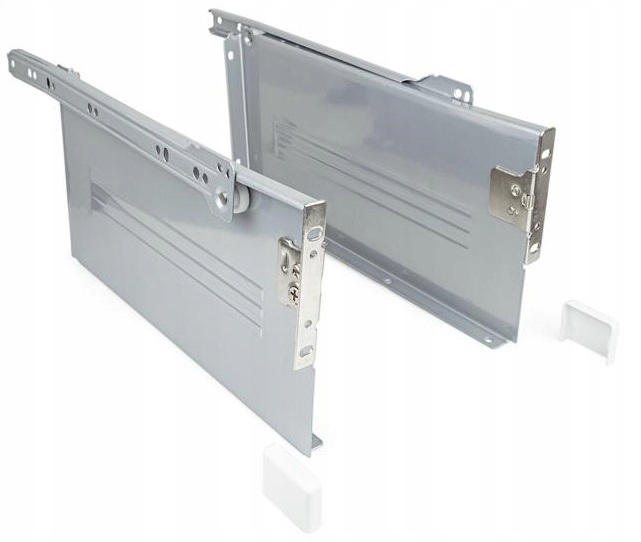 PROWADNICA DO SZUFLAD METALBOX 350 mm H-150 SZARA