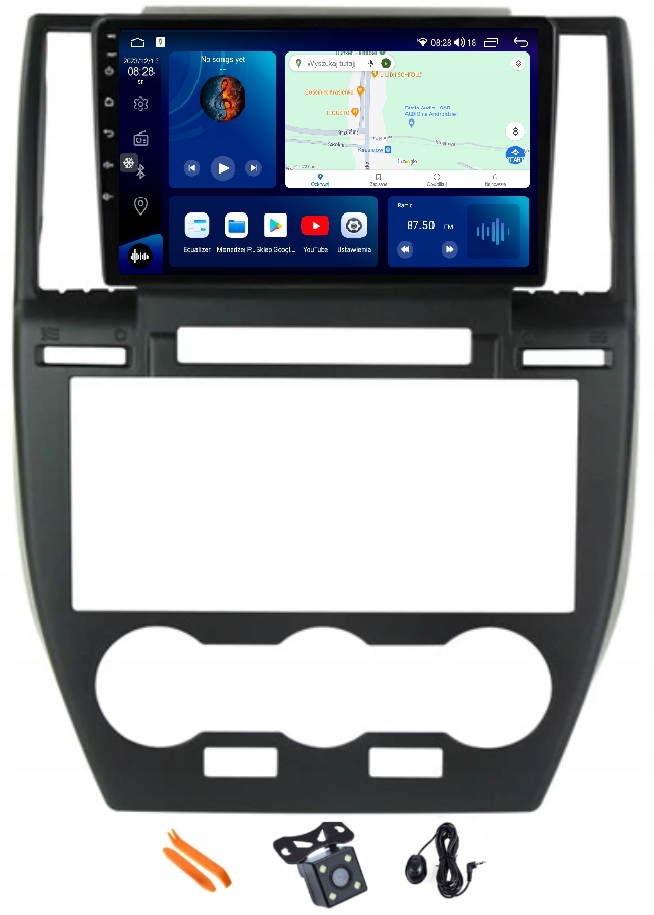 Android Rádio Gps Qled 2K Carplay Lte 64GB Land Rover Freelander 2 06-11