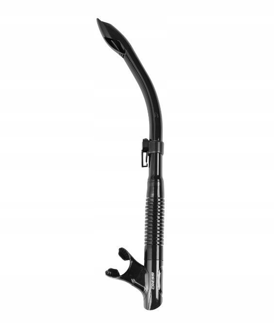 Cressi Tao Snorkel Black – Silikonová Polosuchá Dýmka Šnorchl Pro Potápění