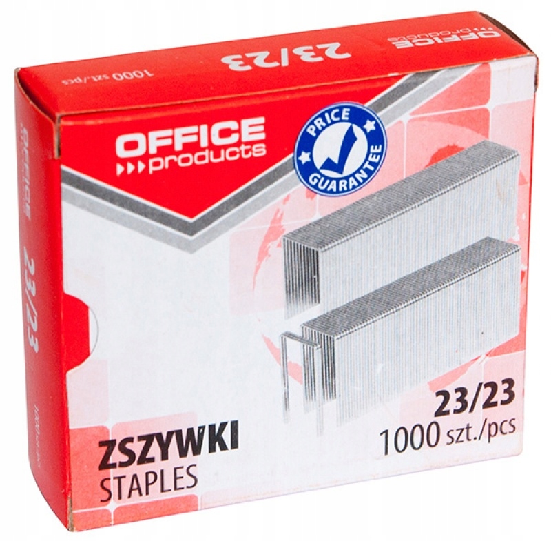 

Zszywki Office Products 23/23 1000szt ocynkowane