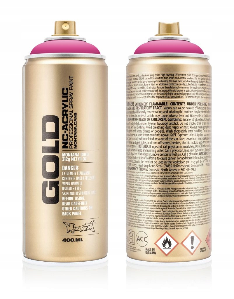 Montana Gold lakier akrylowy spray 400ML G-3130 Pink Pink