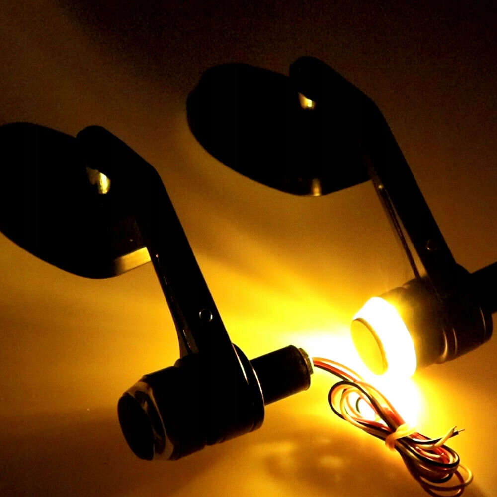 LUSTERKA CAFE CUSTOM RACER Z KIERUNKOWSKAZEM Installation side Left Right