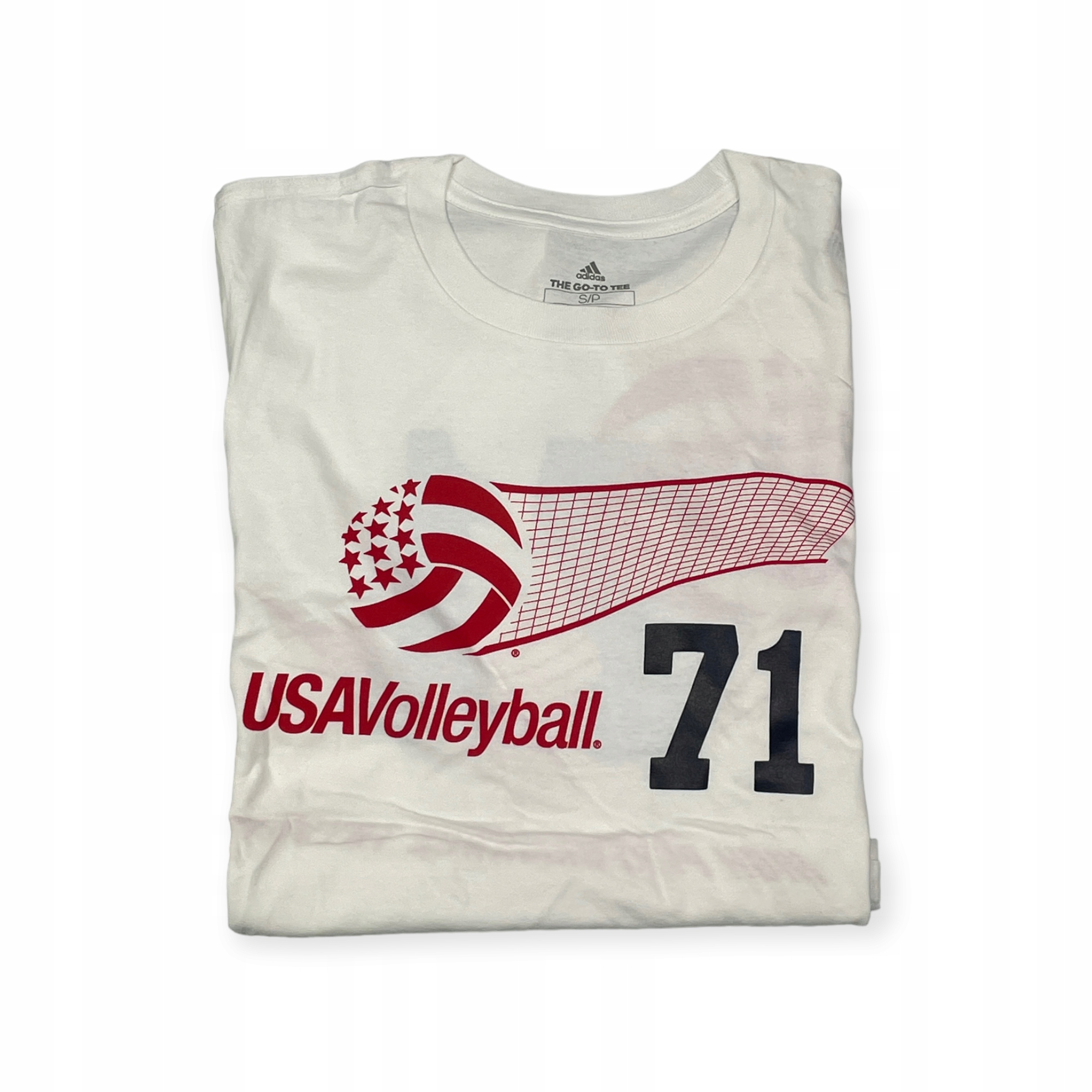 Koszulka męska biała ADIDAS VOLLEYBALL S 71 Rozmiar S