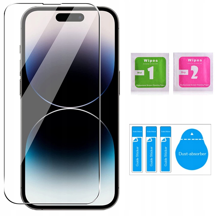 

Szkło Hartowane Szybka 9H do Iphone 14 Pro Max