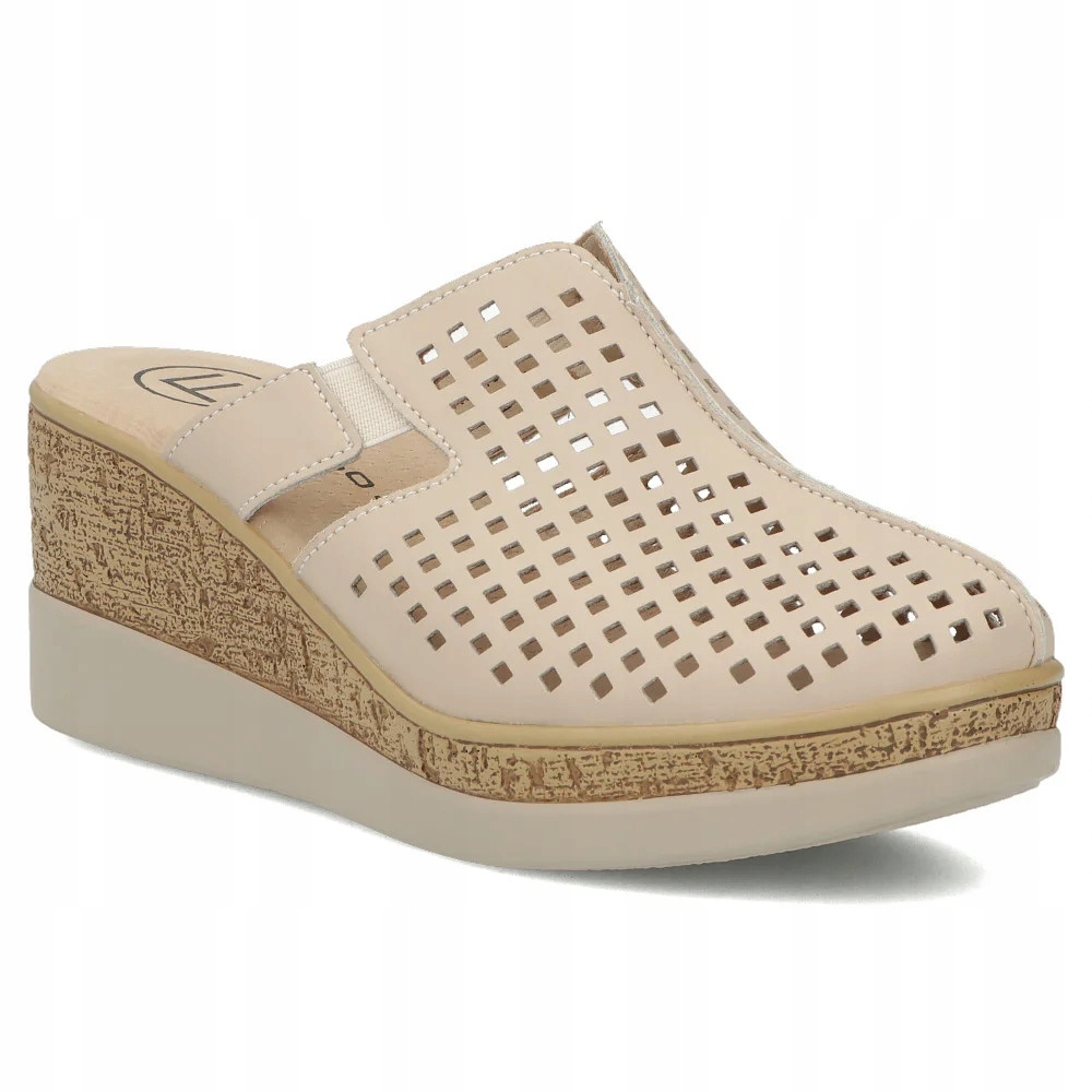 Filippo DK6818 Béžová Nazouváky Kryté Prsty Kůže vel. 39