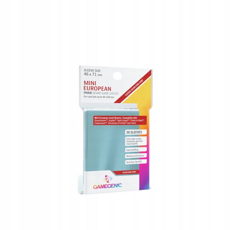 Gamegenic Prime Mini European-sized Sleeves 46x71 mm Koszulki Na Karty