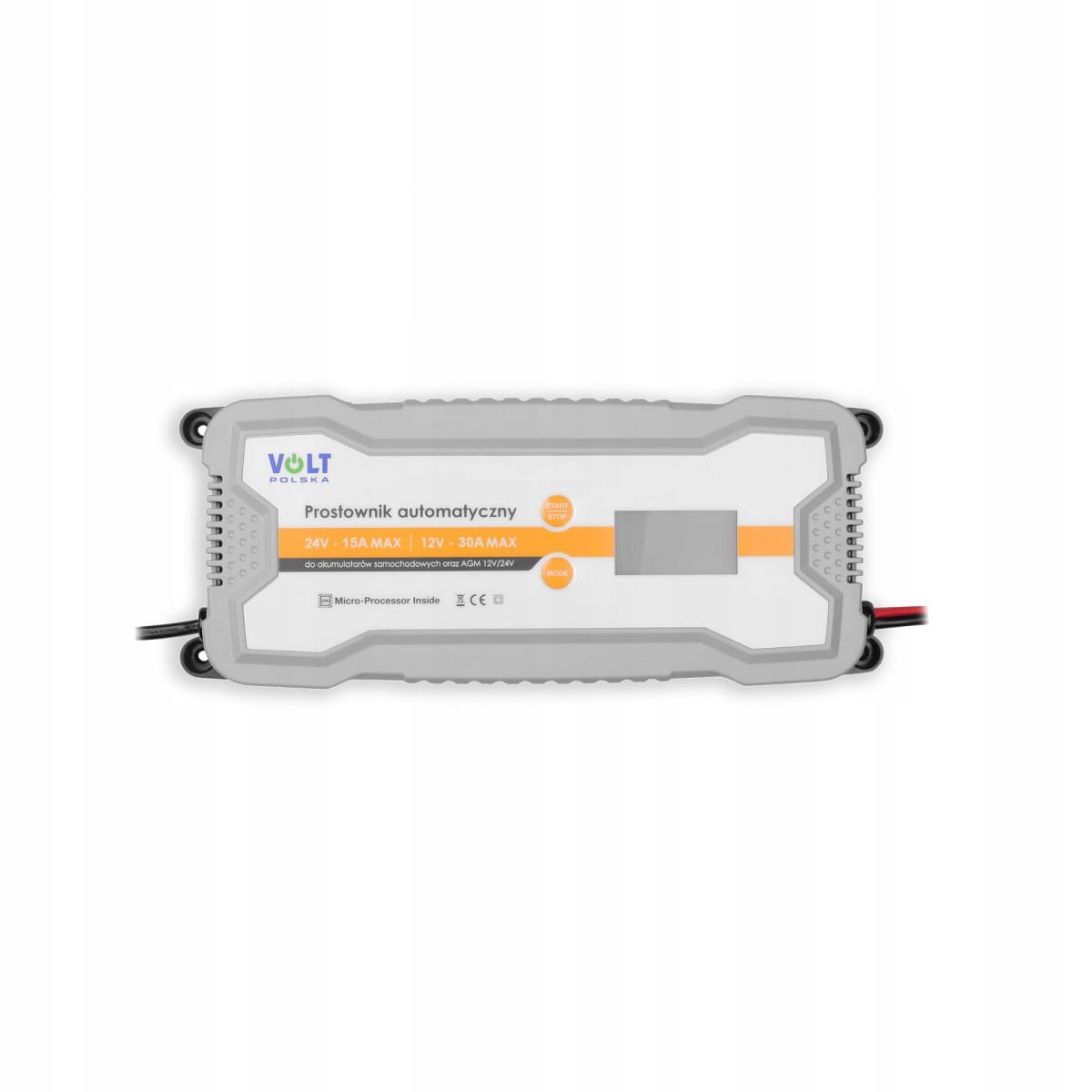 

Prostownik Automatyczny Volt 12V/24V 30A LCD
