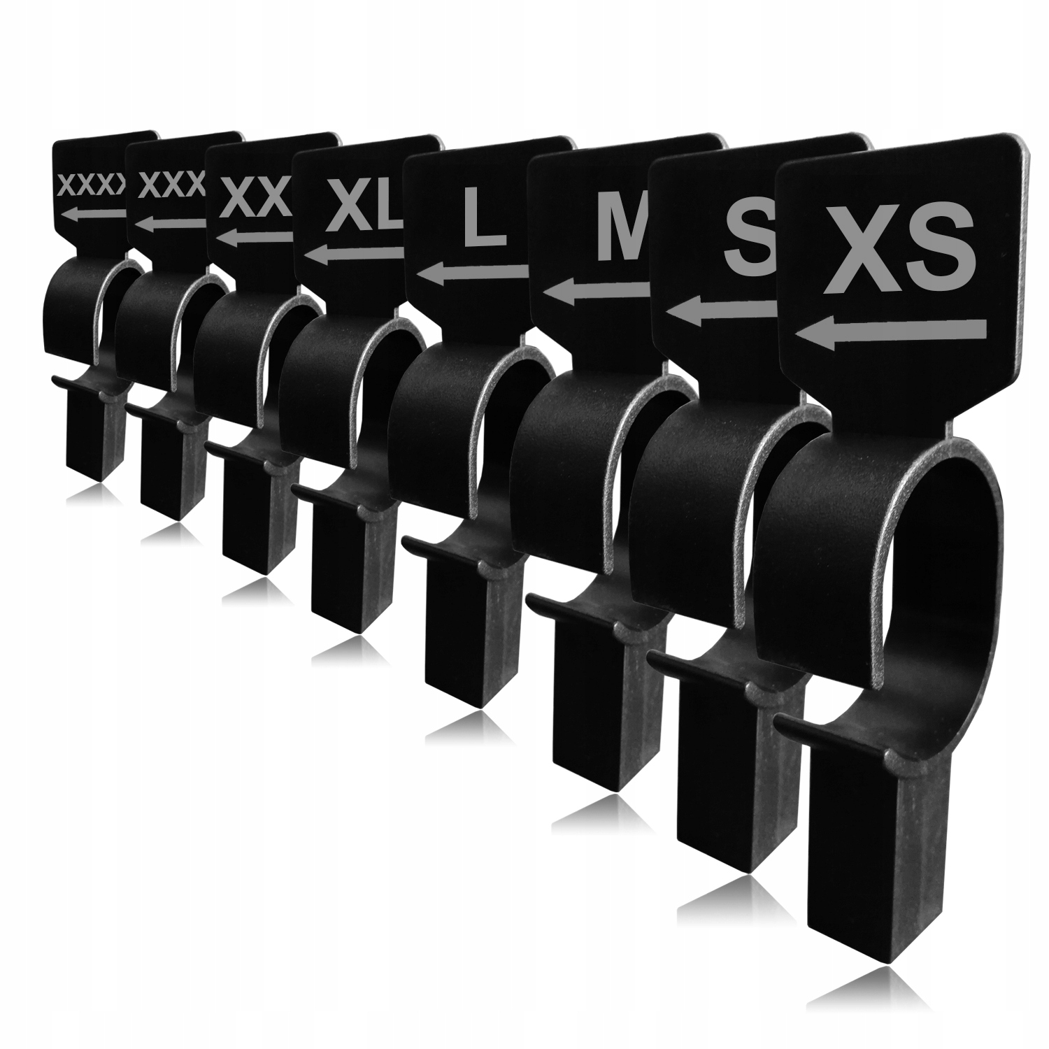 

Oznacznik Rozmiarowy Na Wieszaki Xs do XXXXL 8szt