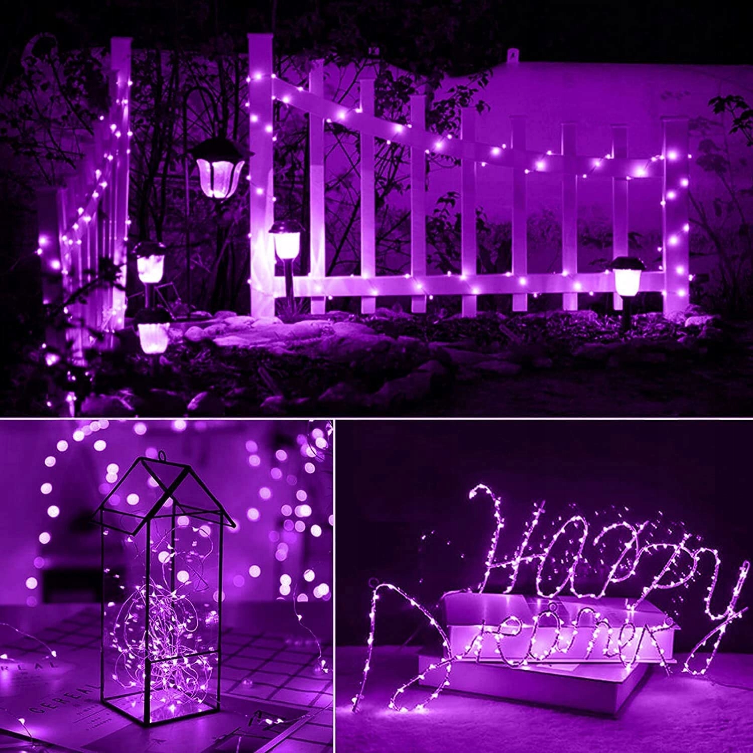 AUSSEN LED LAMPKI 50M 500 LED WODOODPORNE DO WNĘTRZ I NA ZEWNĄTRZ — miniatura 7