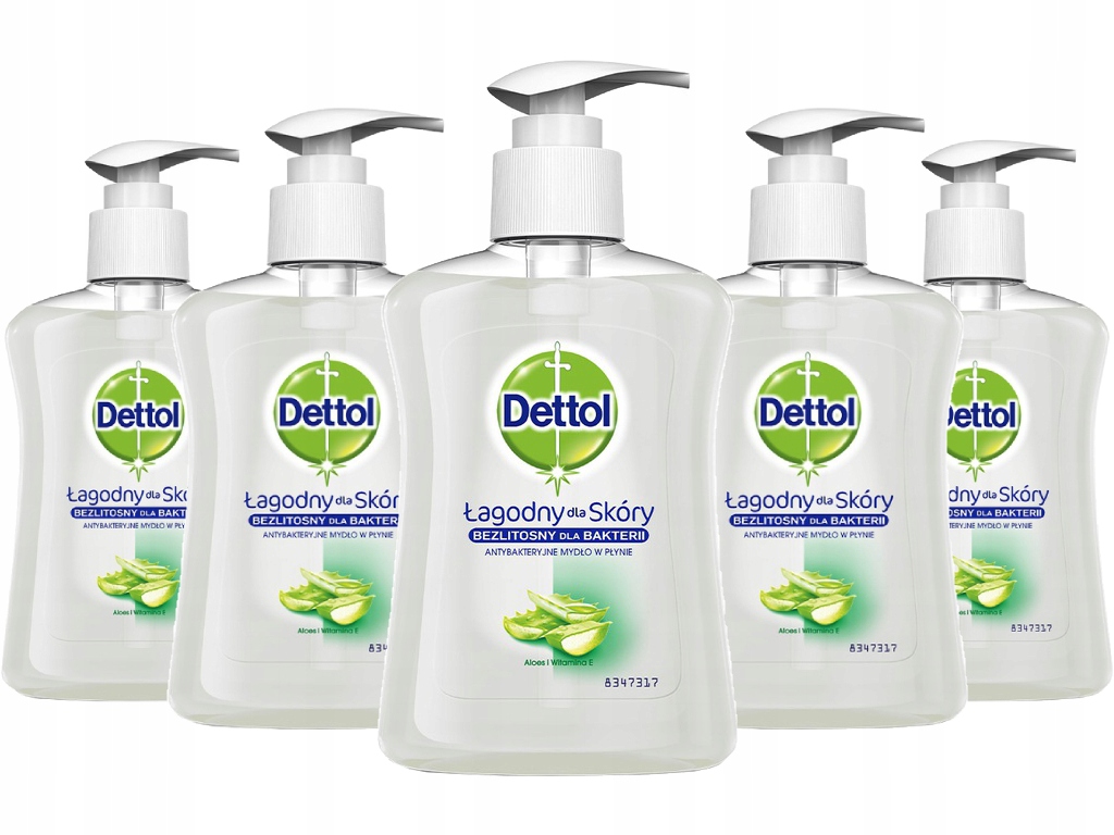

Dettol antybakteryjny mydło w płynie nawilżenie x5