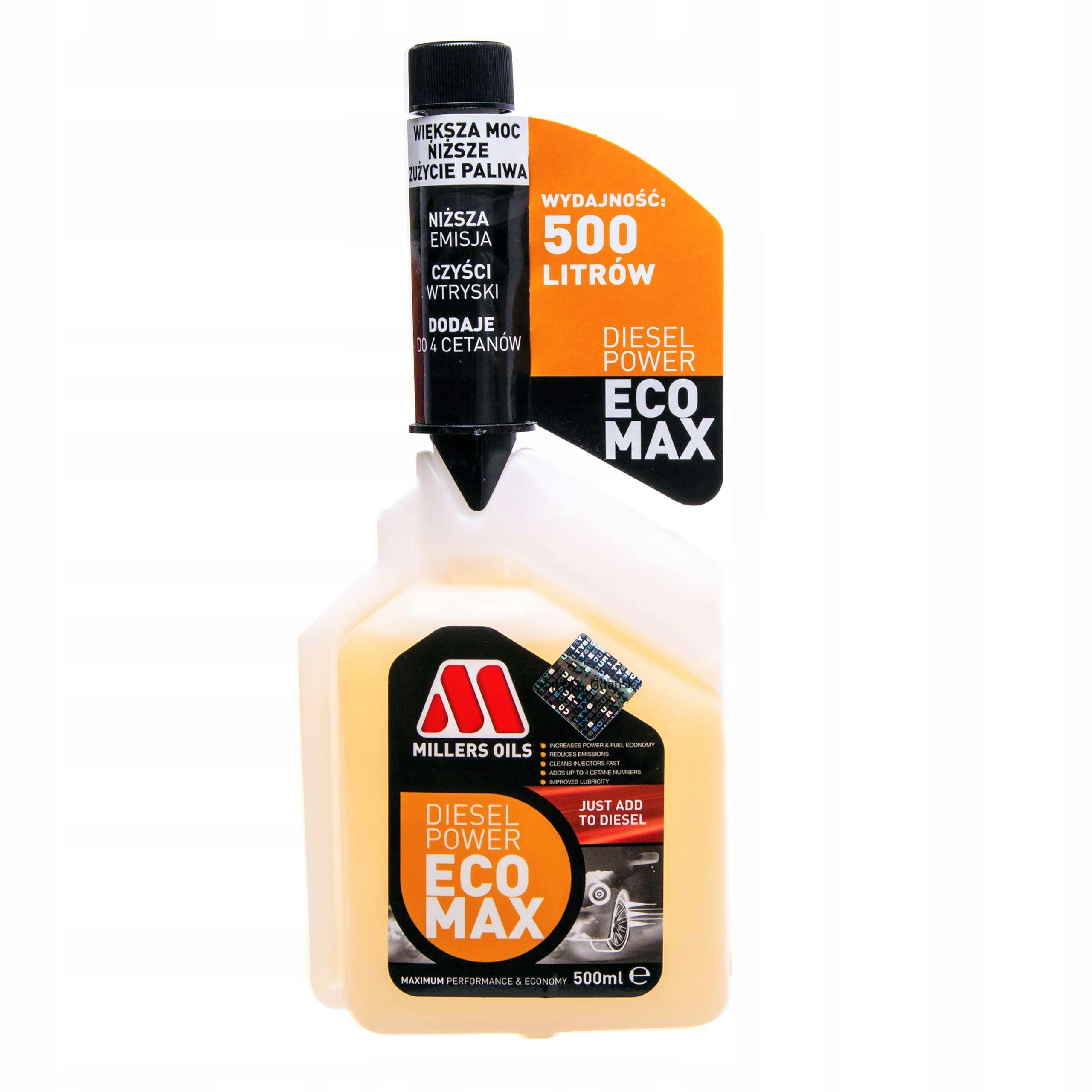 

Millers Diesel Power Eco Max 500ML Certyfikat