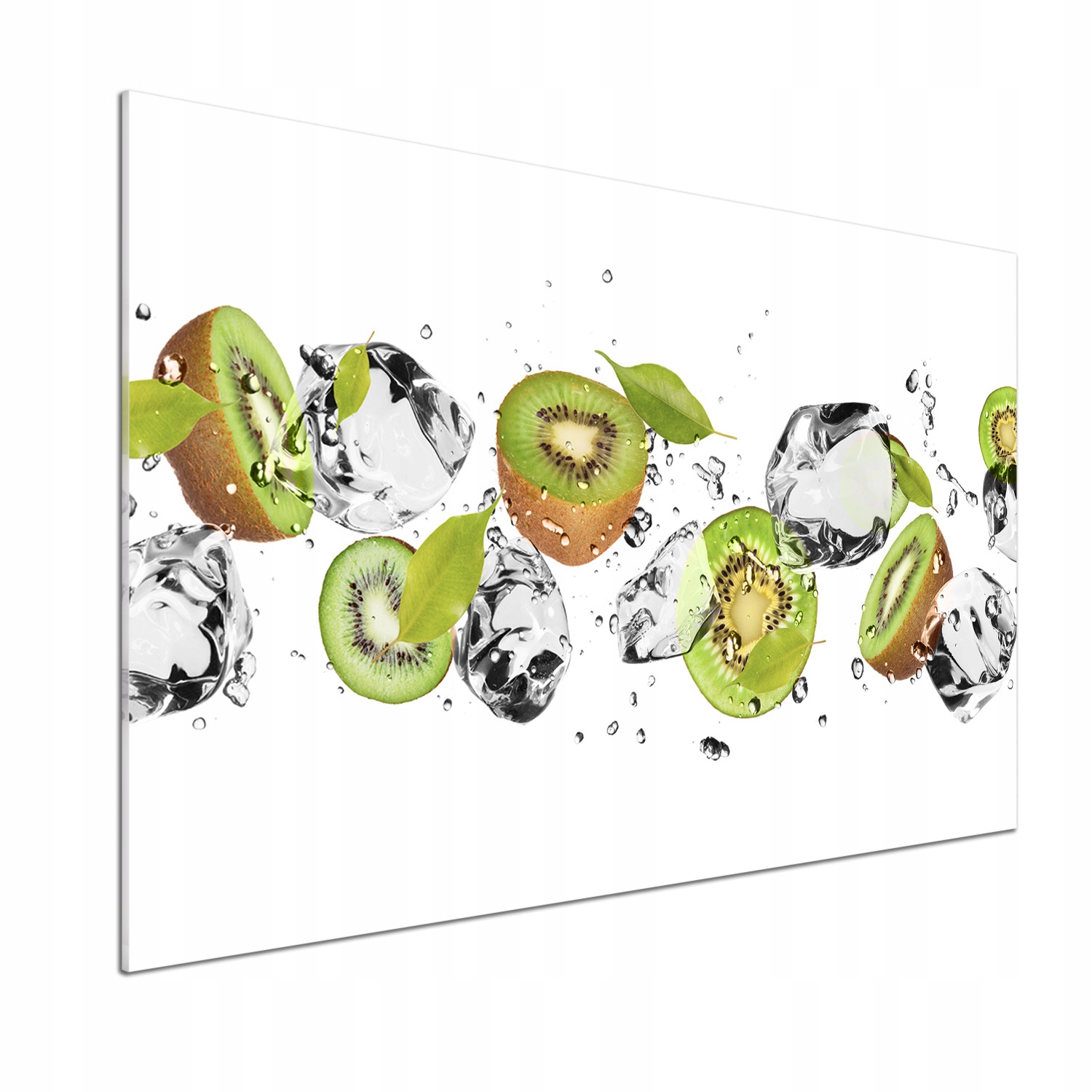 Dekorativní panel sklo Kiwi a voda 100x70 cm Lepidlo
