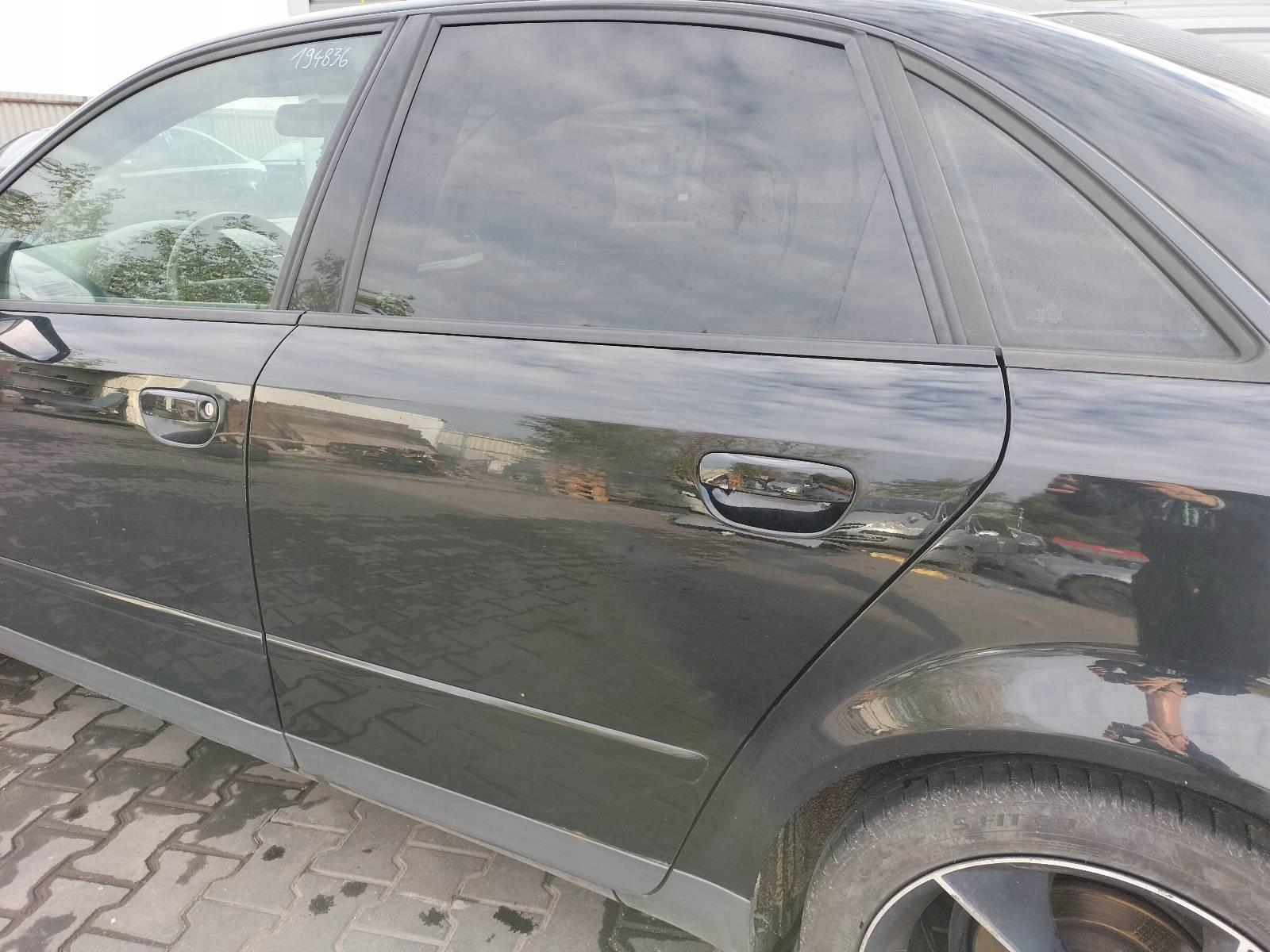 door complete left rear part AUDI A4 B6 LY9B sedan