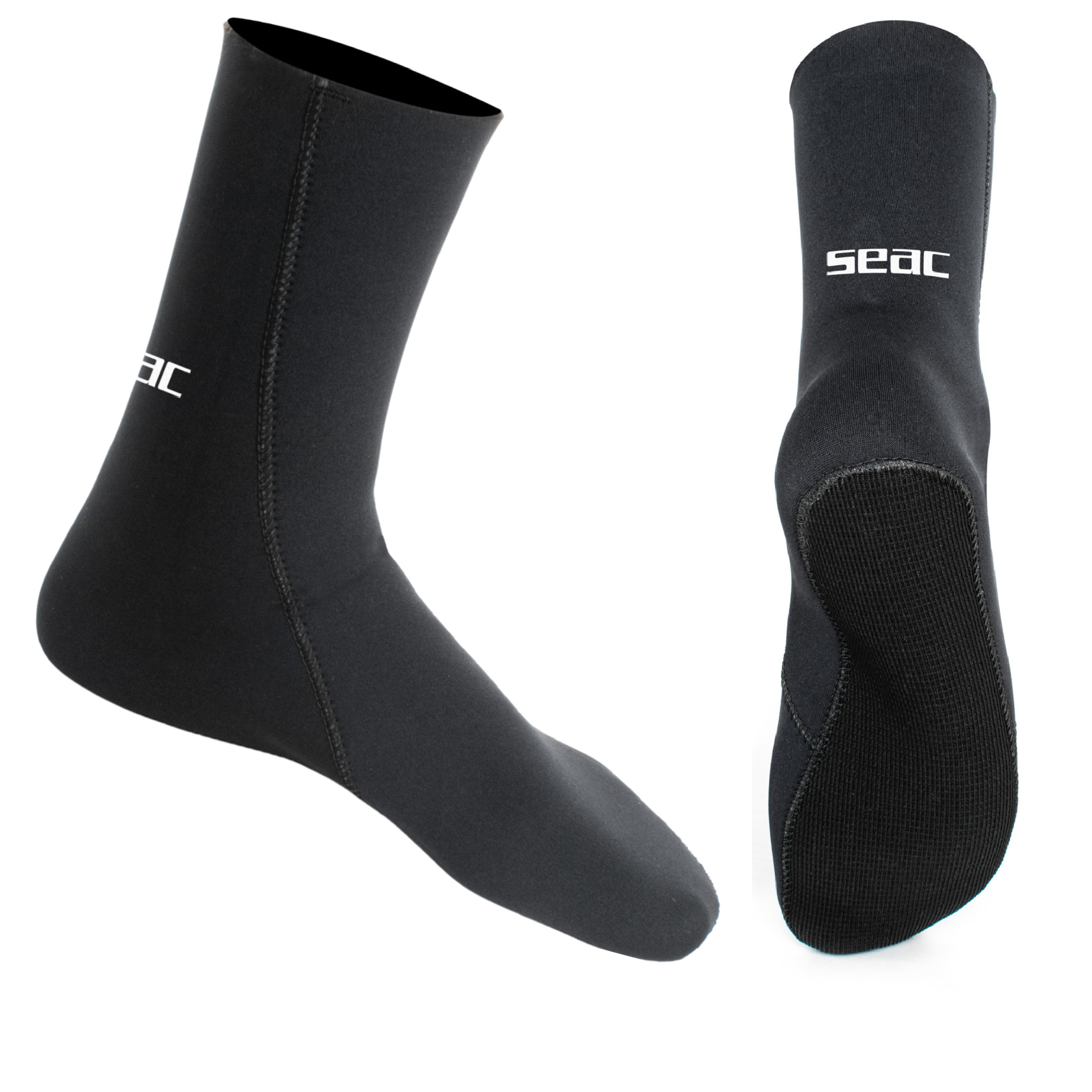 Neoprenové Ponožky pro potápění a zimní plavání 5 mm Seac Standard S