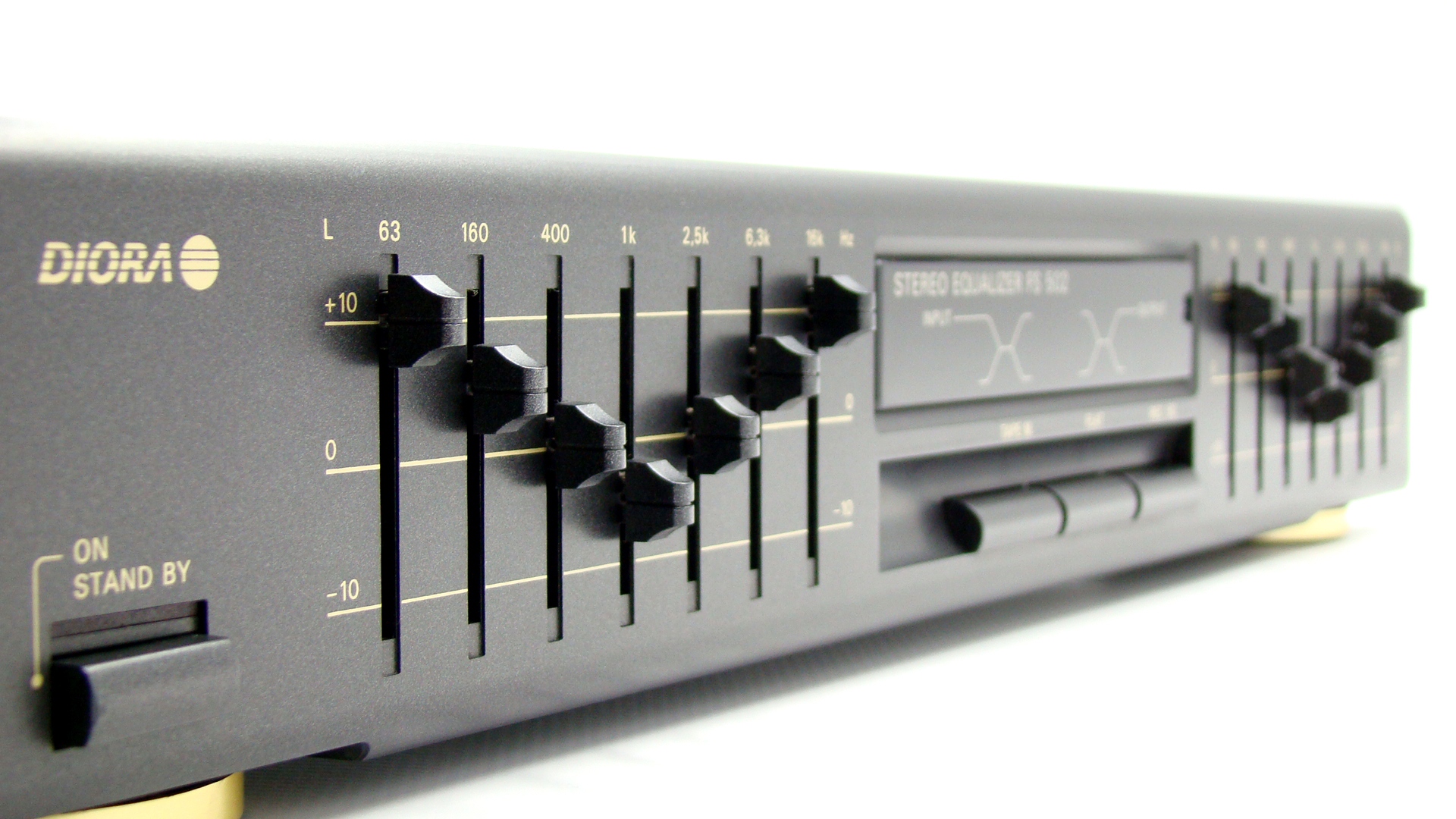 Korektor graficzny equalizer DIORA FS 502 - zadbany! Oryginalna plomba Liczba zakresów 7