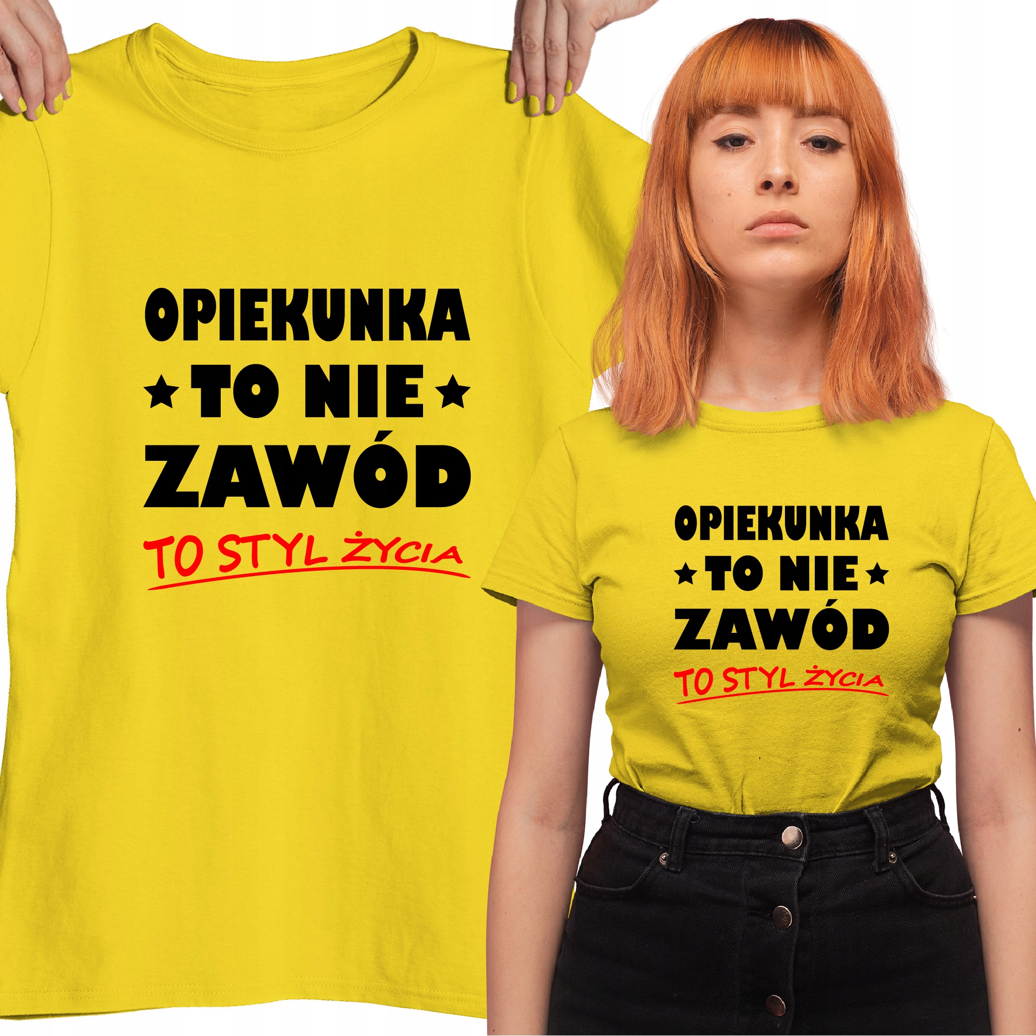 

Koszulka Tshirt Bluzka Opiekunka To Styl Życia