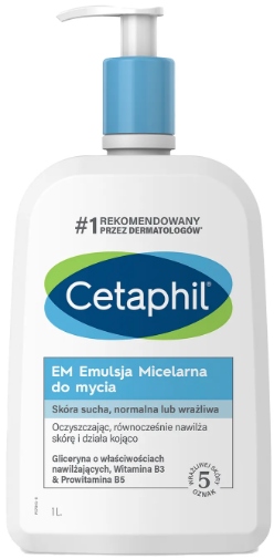Cetaphil Em Emulsja do mycia skóra sucha normalna i wrażliwa 1000 ml