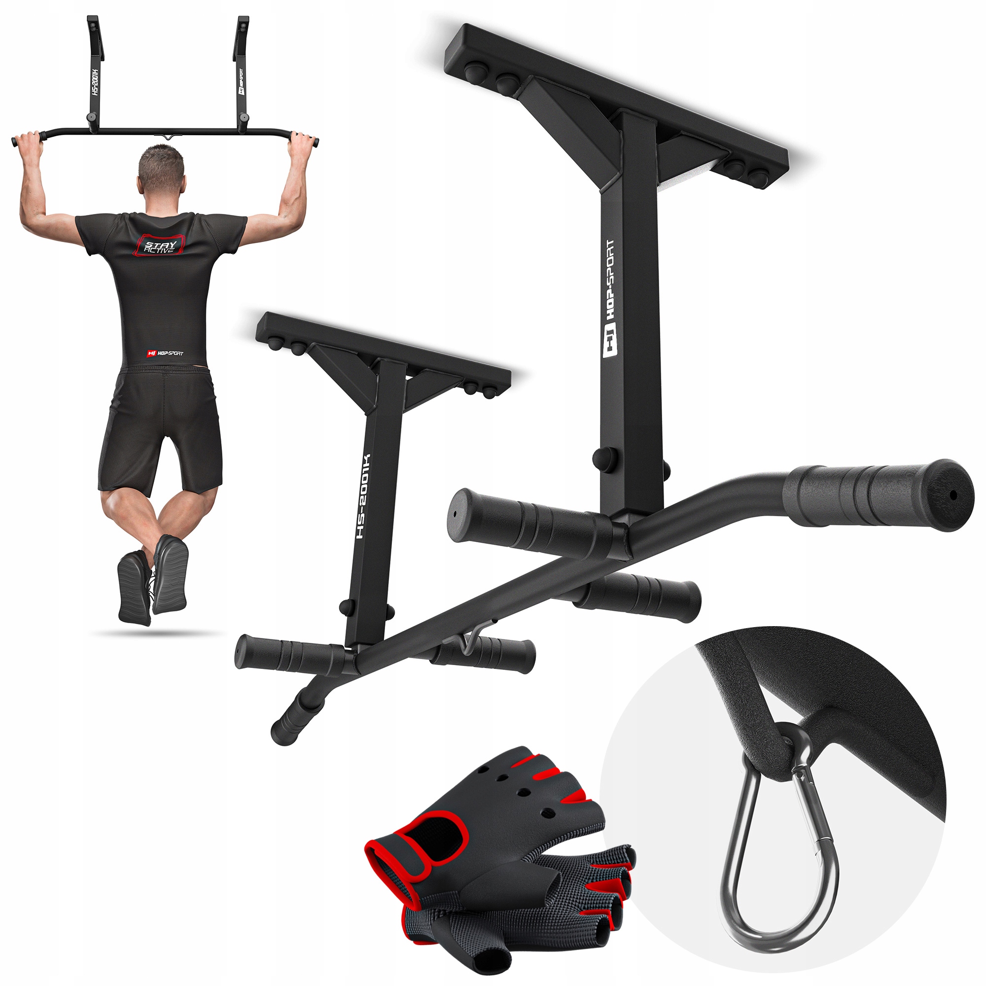 

Drążek do podciągania do sufitu+gratis 210kg