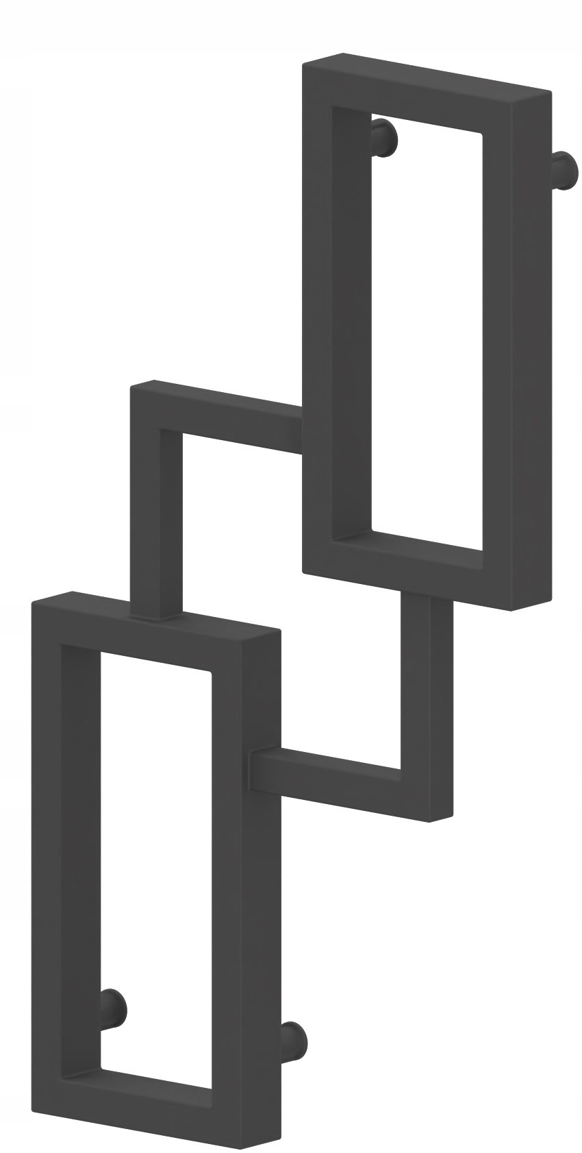 Ohrievač San Francisco H860 L480 Čierny