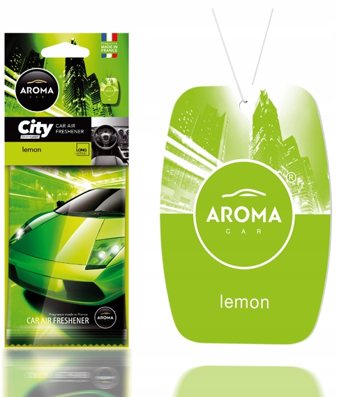 

Zapach Samochodowy Zawieszka Aroma Card Lemon