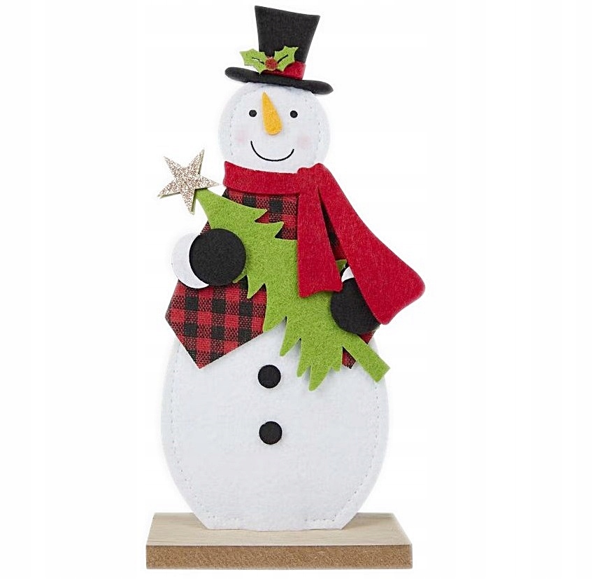 

Figurka Filcowa Świąteczna Dekoracja Bałwan Święta