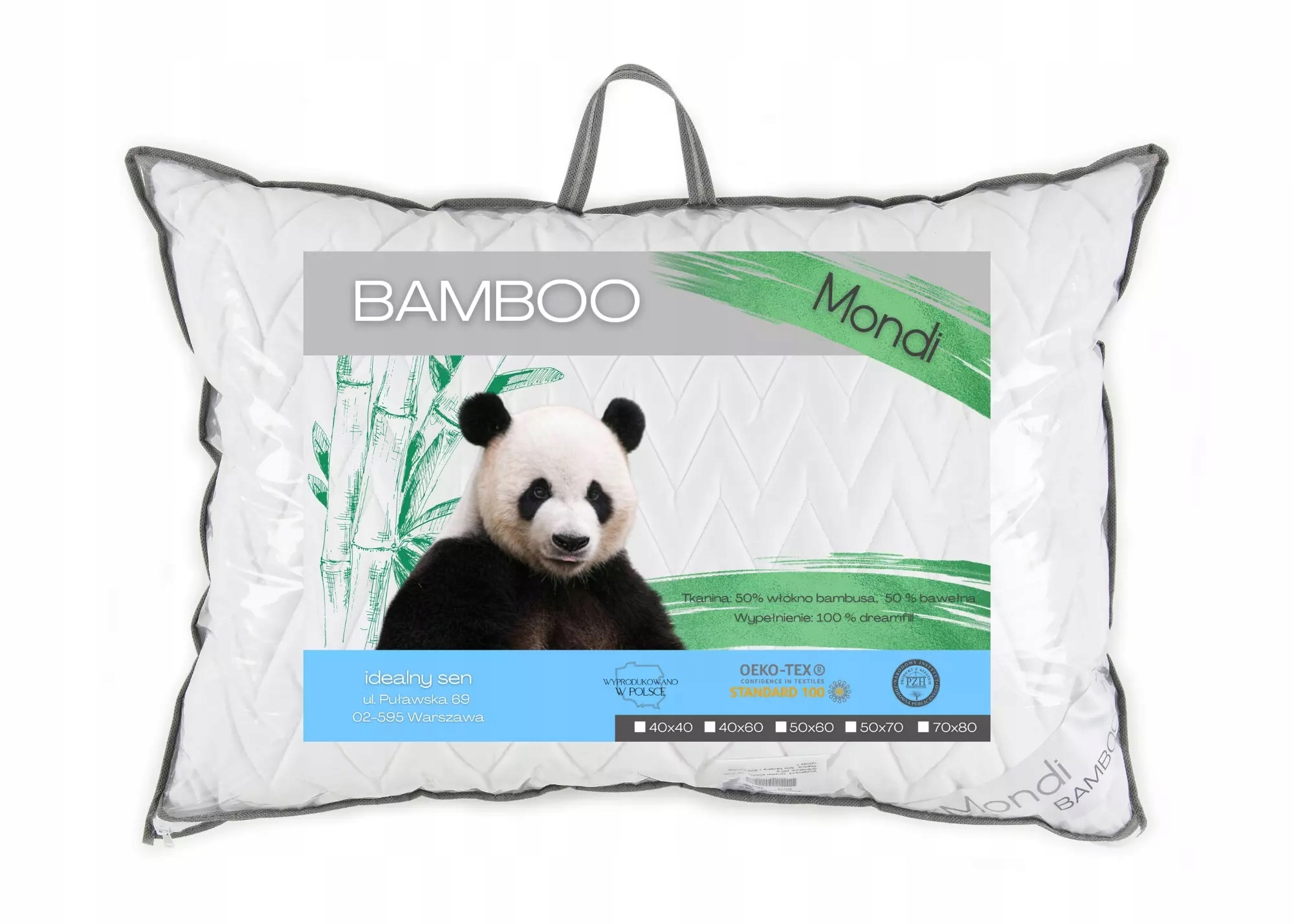 

Idealny Sen Poduszka Bambusowa Bamboo 40x60 Mondi