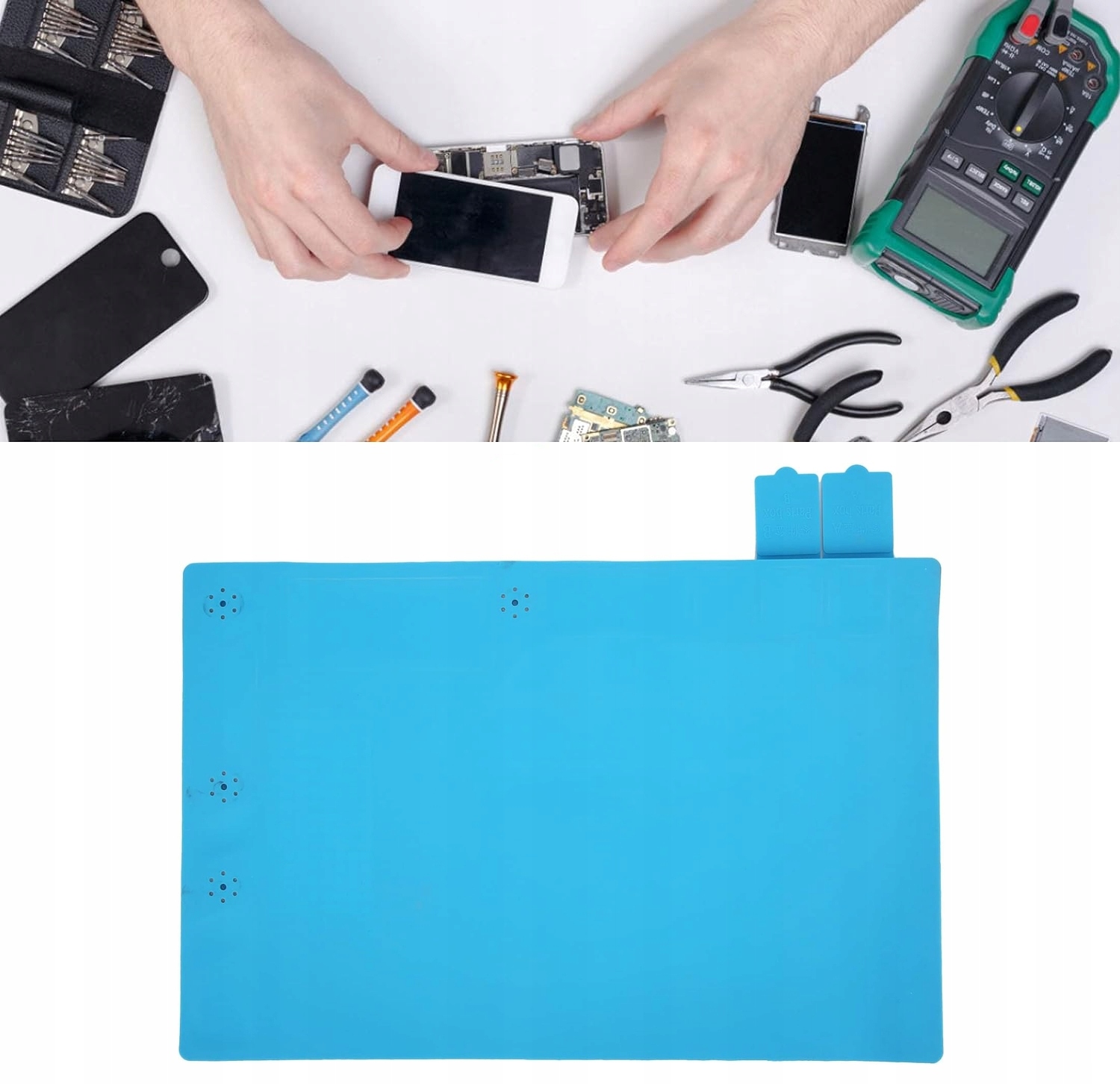 MATA DO LUTOWANIA SILIKONOWA PODKŁADKA SERWISOWA 30cmx45cm XL do 500°C Marka Inna