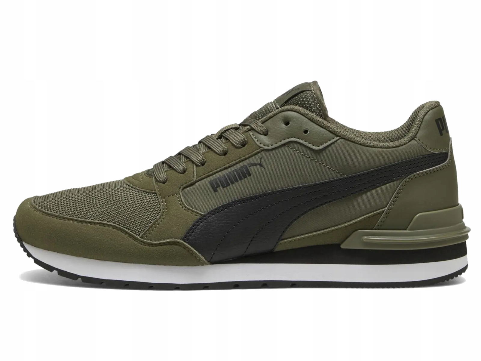 Pánské boty Puma St Runner 404743-05 sportovní tenisky zelené 44,5