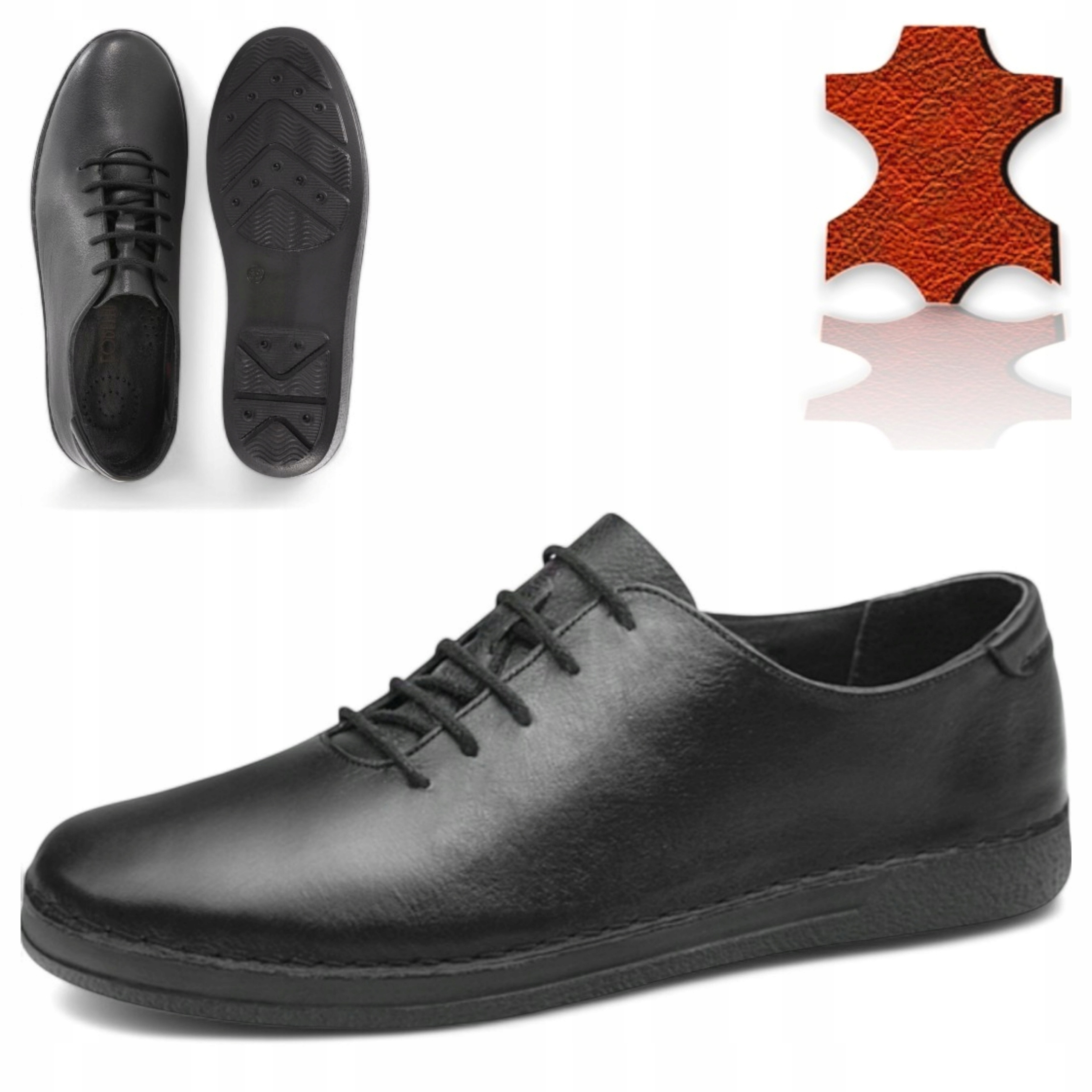 Dámské kožené polobotky 36 Loretta Vitale Tenisky černé, šněrovací