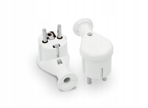 

Wtyczka Kątowa Schuko WT-50 Biała Lumixa