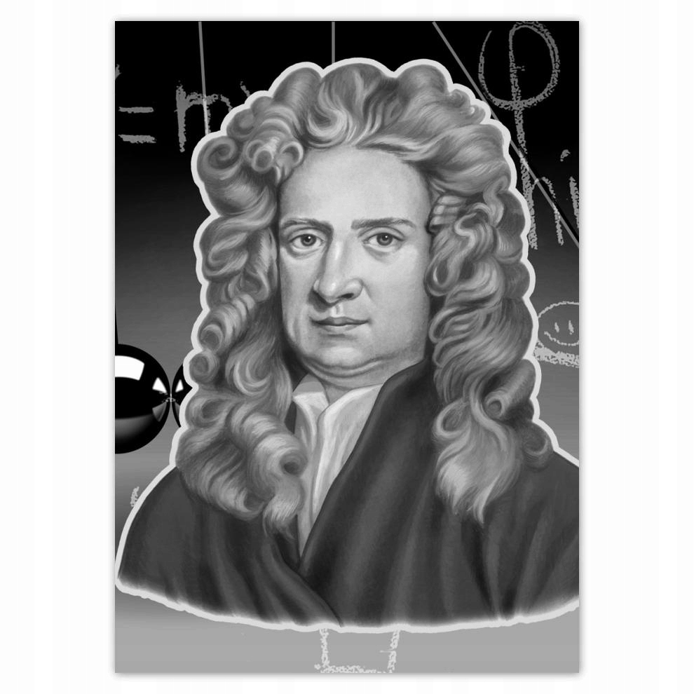 

Naklejki 50x70 Isaac Newton