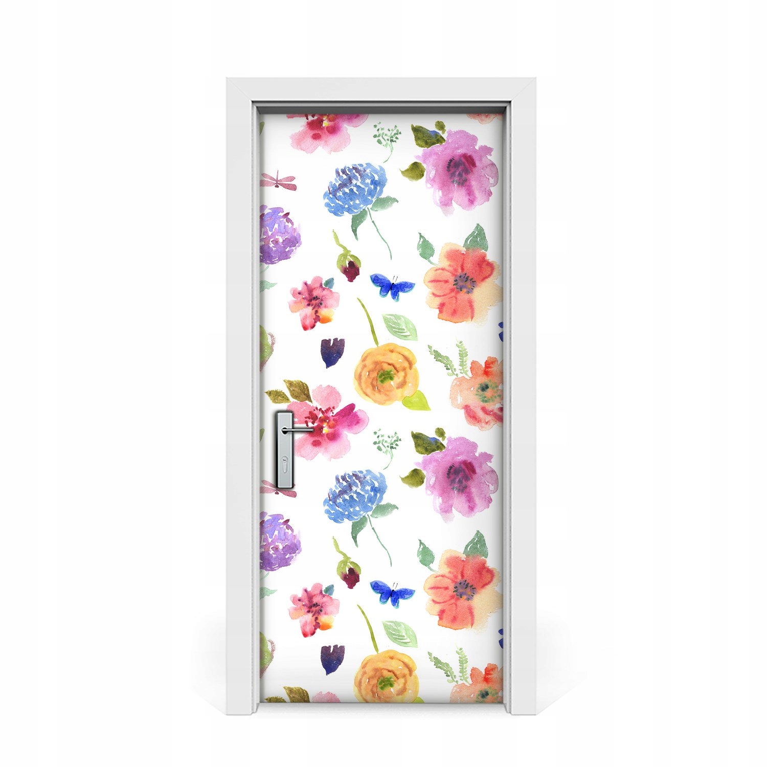 

Naklejka na drzwi Kwiaty ogrodowe letnie 85x205