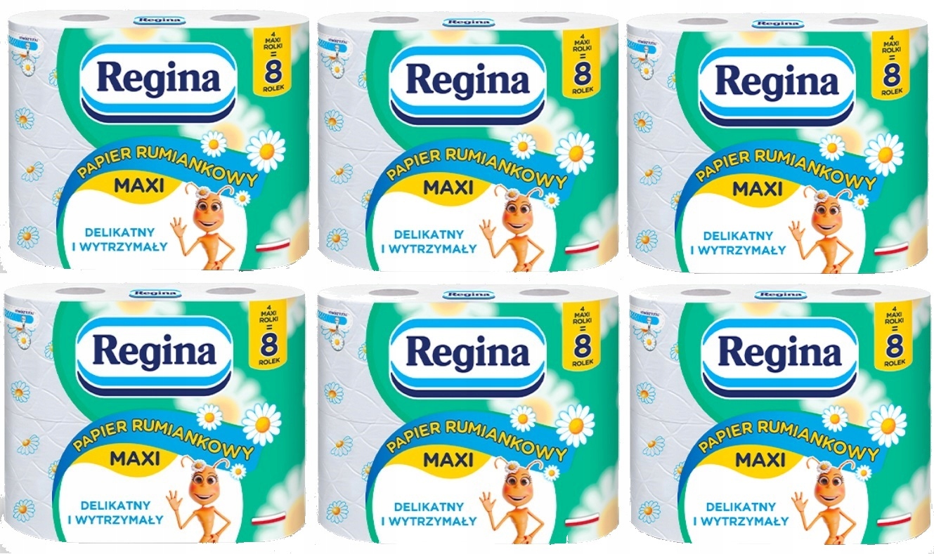 

Regina Papier Toaletowy Rumianek Zestaw A4 6opak