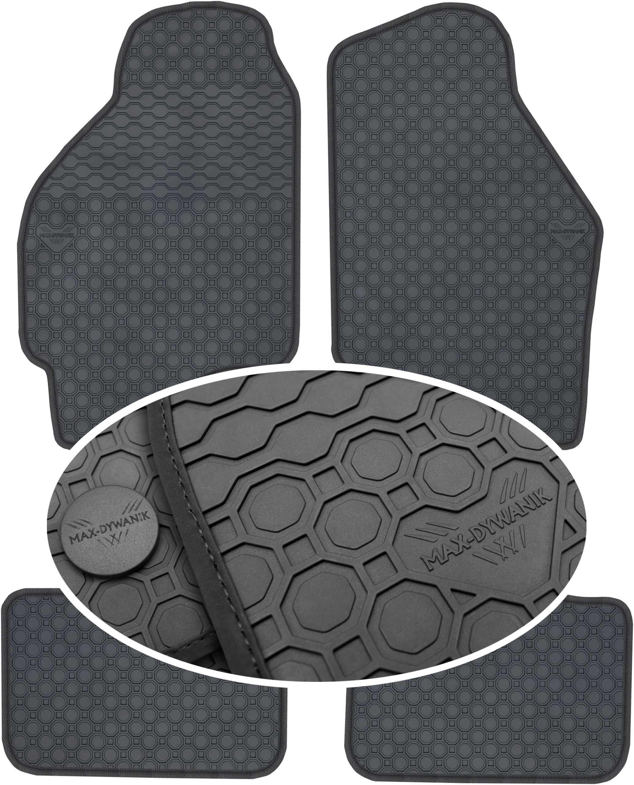 Fiat Punto II Hb 3D 1999-2011 Gumový koberec PrimeLiner čierny