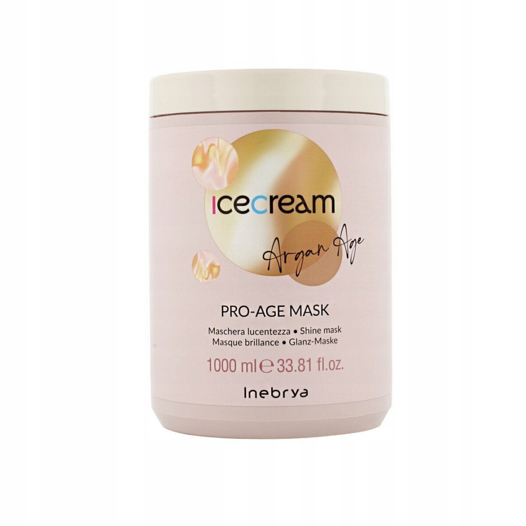 Rozjasňující maska Inebrya Ice Cream Argan Age 1 L