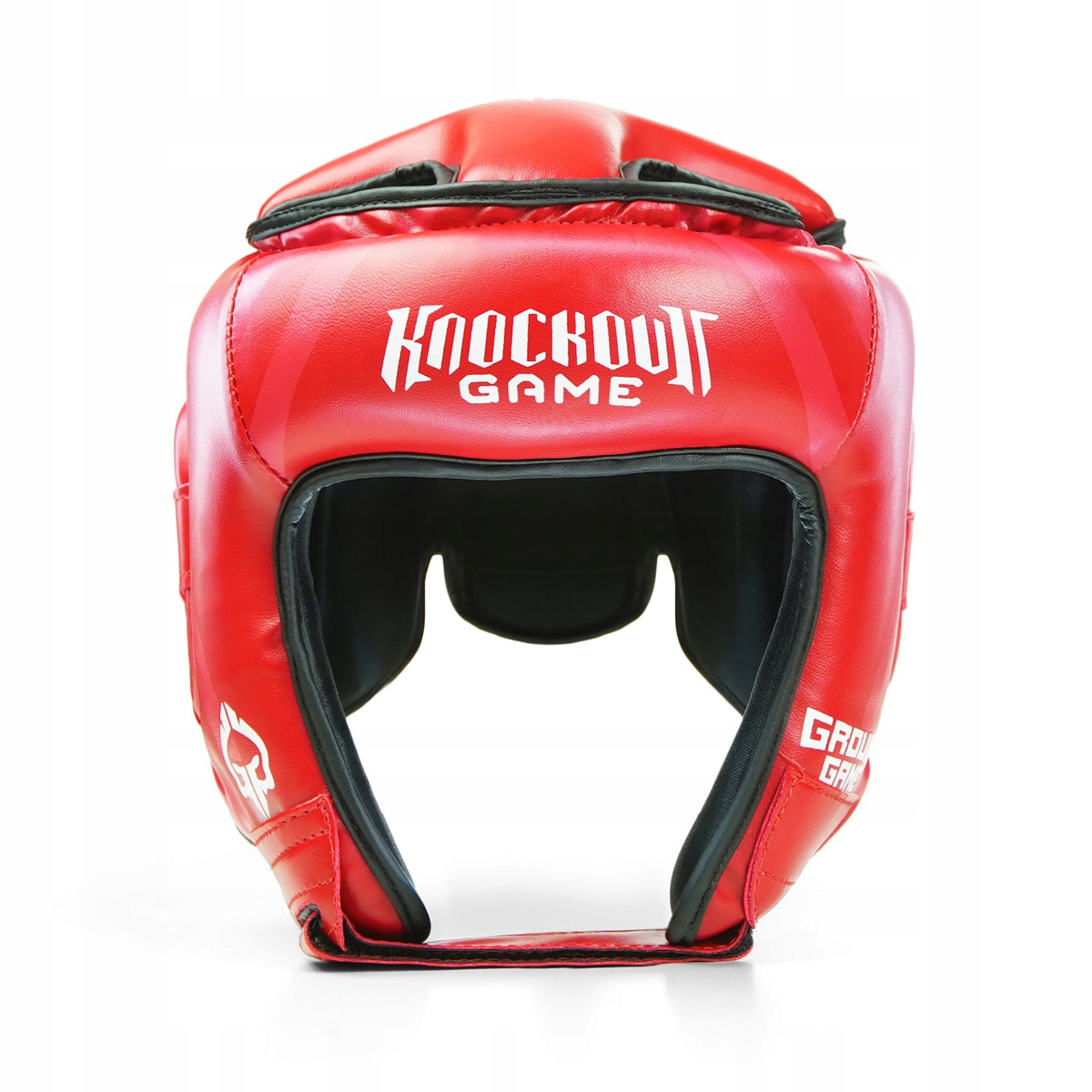 Turnajová boxerská přilba Cyborg (červená) XL Ground Game