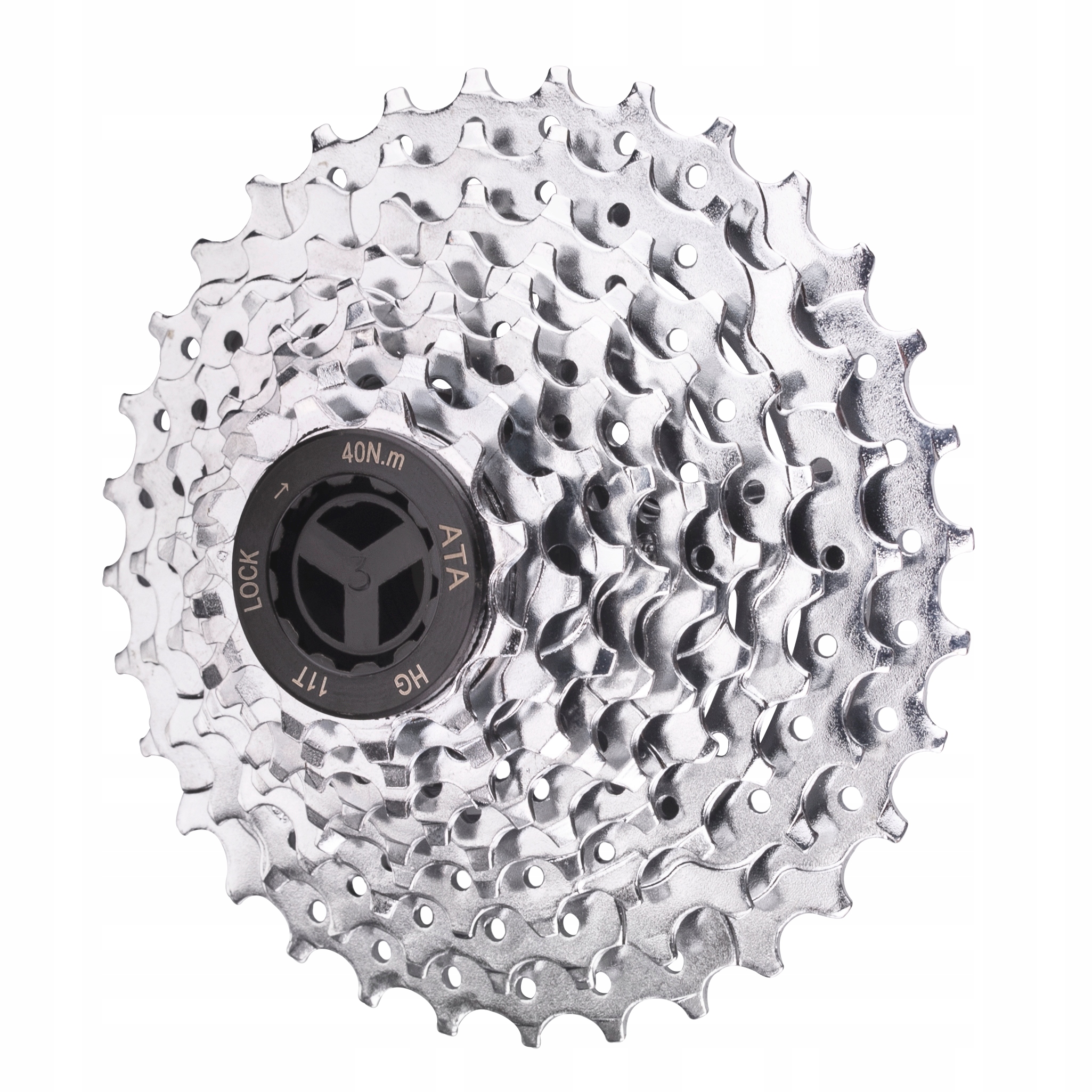 

Kaseta Ata 9-RZĘDOWA 11-32T Srebrna 335g