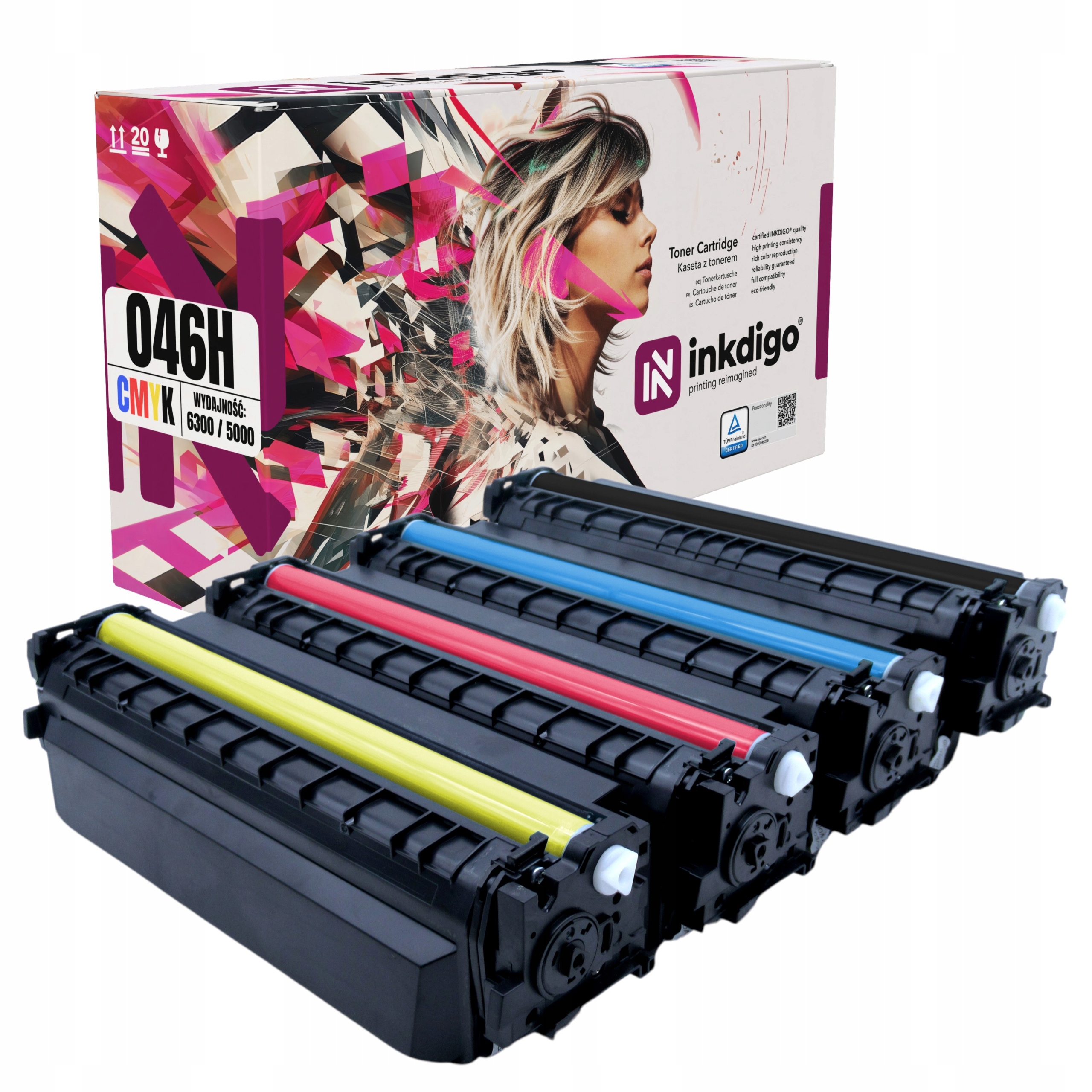 Tonery CRG-046H Cmyk 046 pro tiskárnu Canon MF735Cx