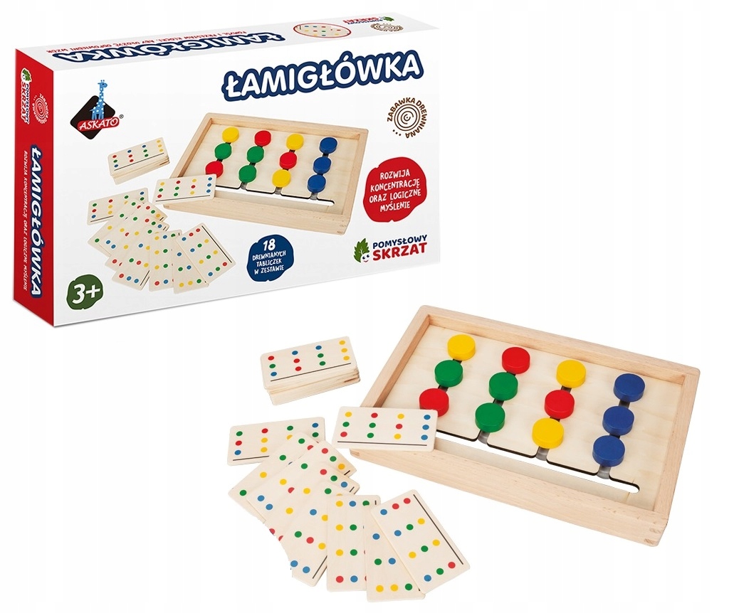 

Askato Pomysłowy Skrzat Łamigłowka Edukacyjna 1171