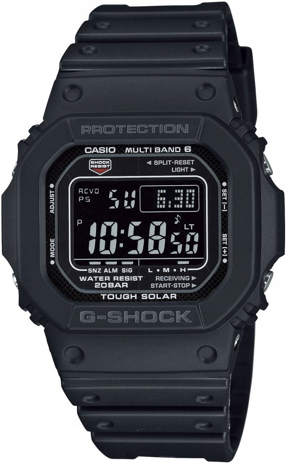 Pánské hodinky G-shock GW-M5610U-1BER černé sportovní nárazuvzdorné