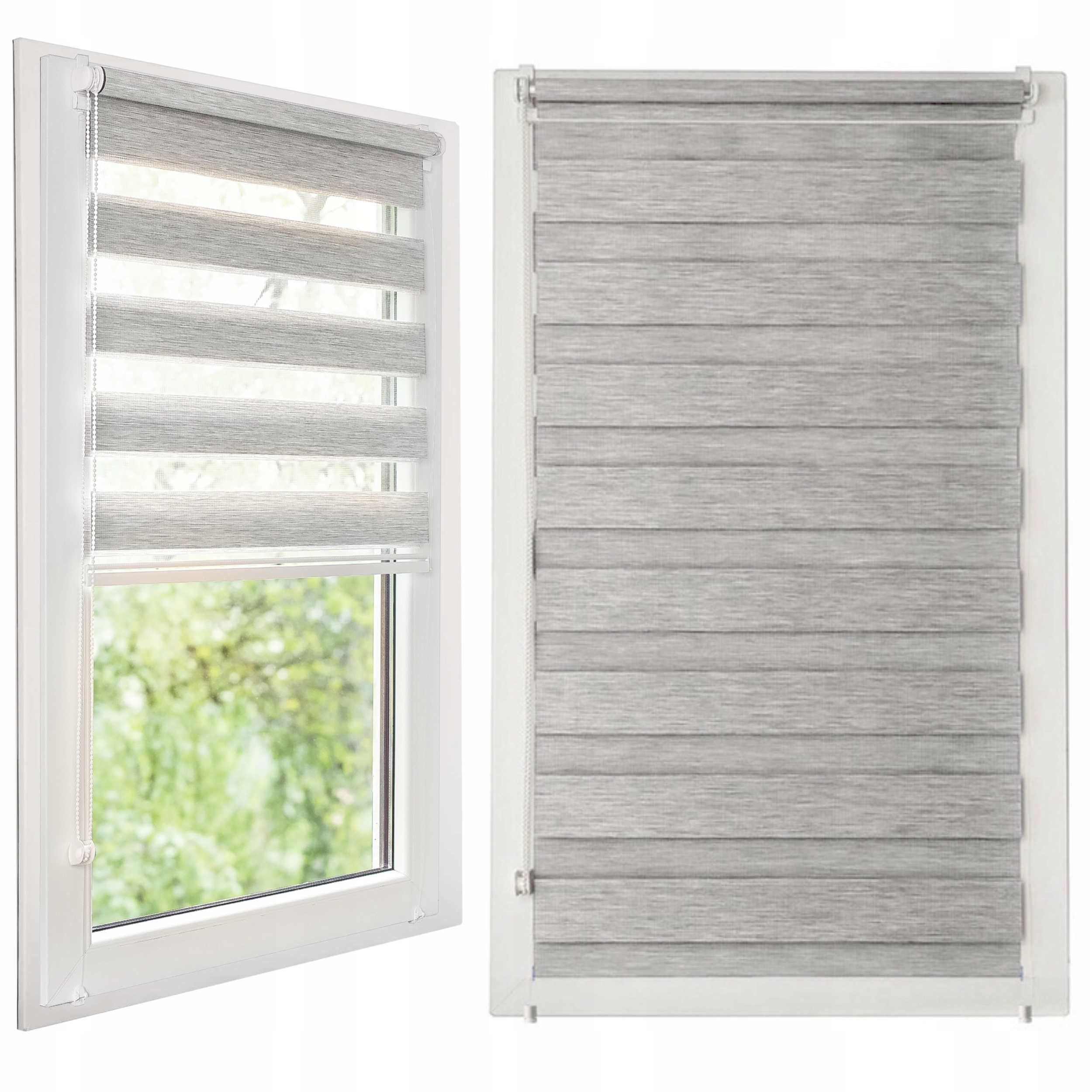 Roleta Den-noc s vlascem Na Míru 115 x 220 cm Barvy rolety vnitřní