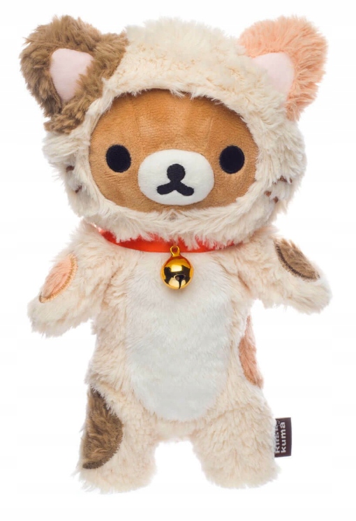 Rilakkuma Malovací Kočka Malá Plyšák 23 cm