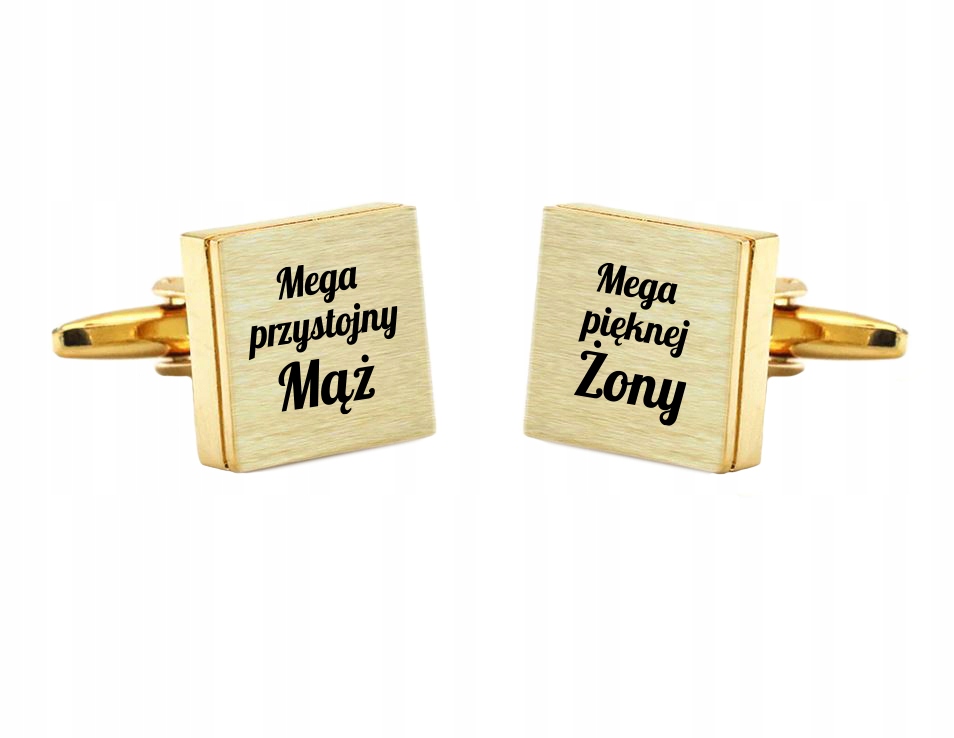 

Spinki do mankietów Mega Przystojny Mąż ślub